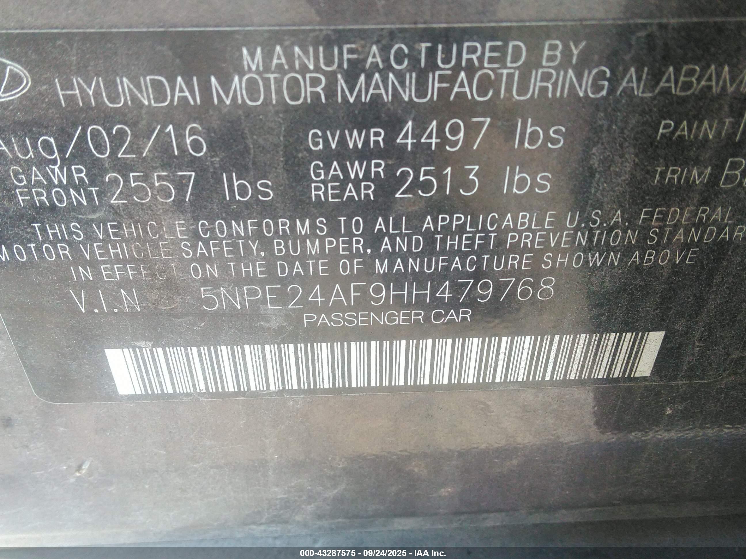 HYUNDAI SONATA image 9
