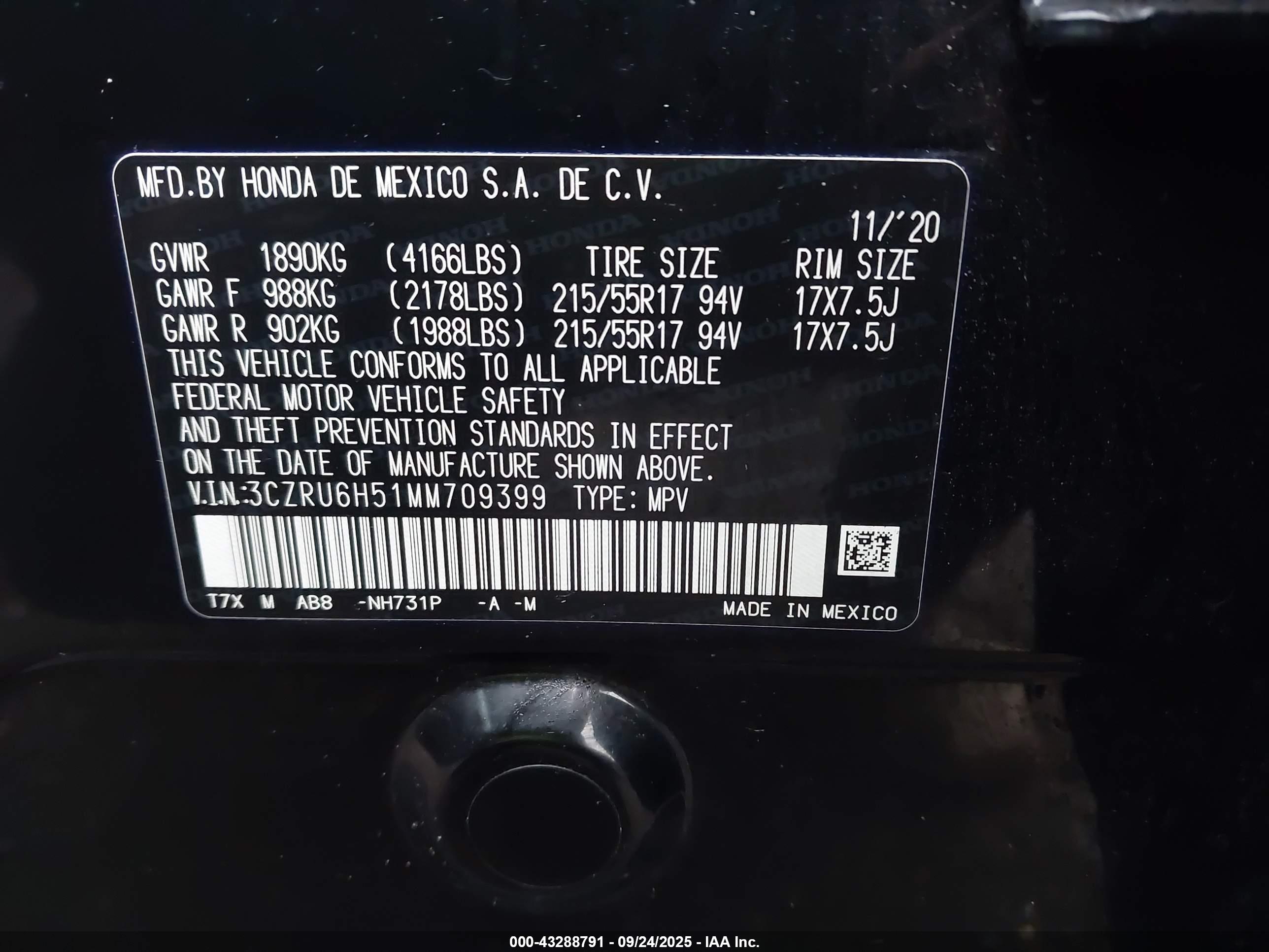 HONDA HR-V image 9
