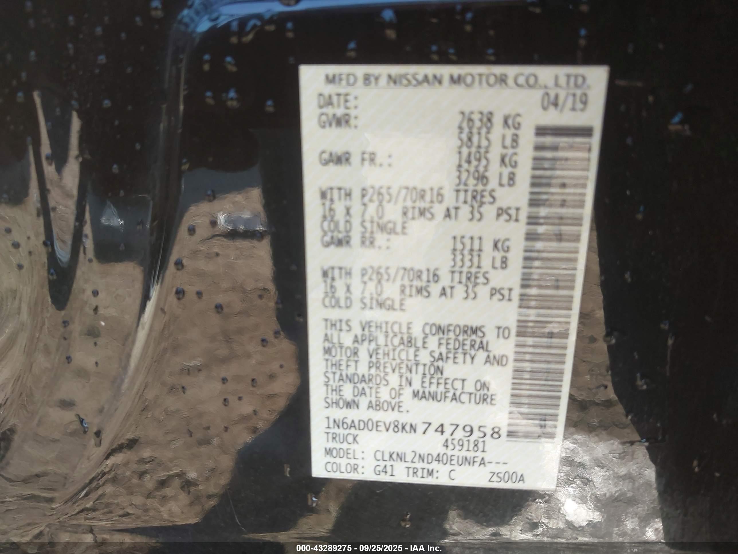 NISSAN FRONTIER image 9