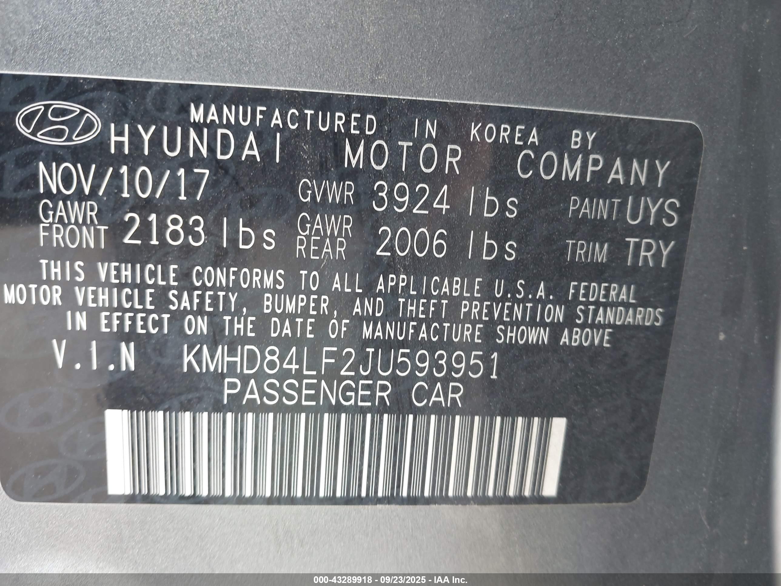HYUNDAI ELANTRA image 9