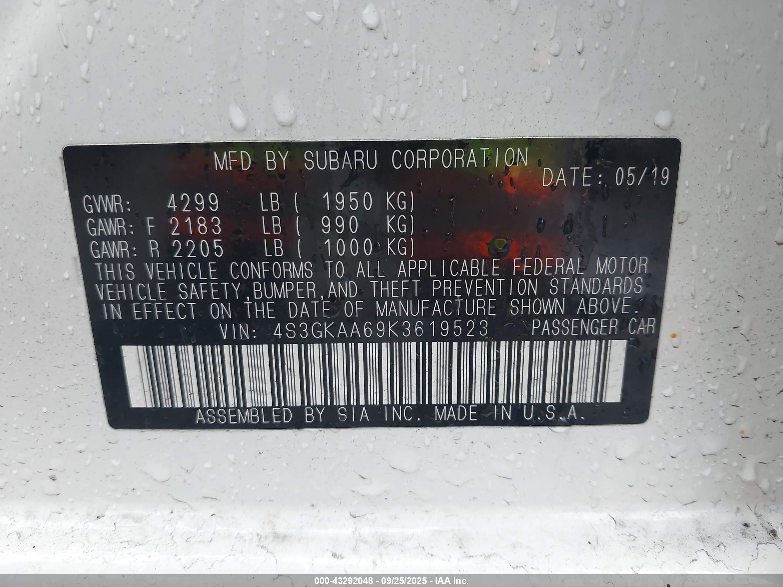 SUBARU IMPREZA image 9