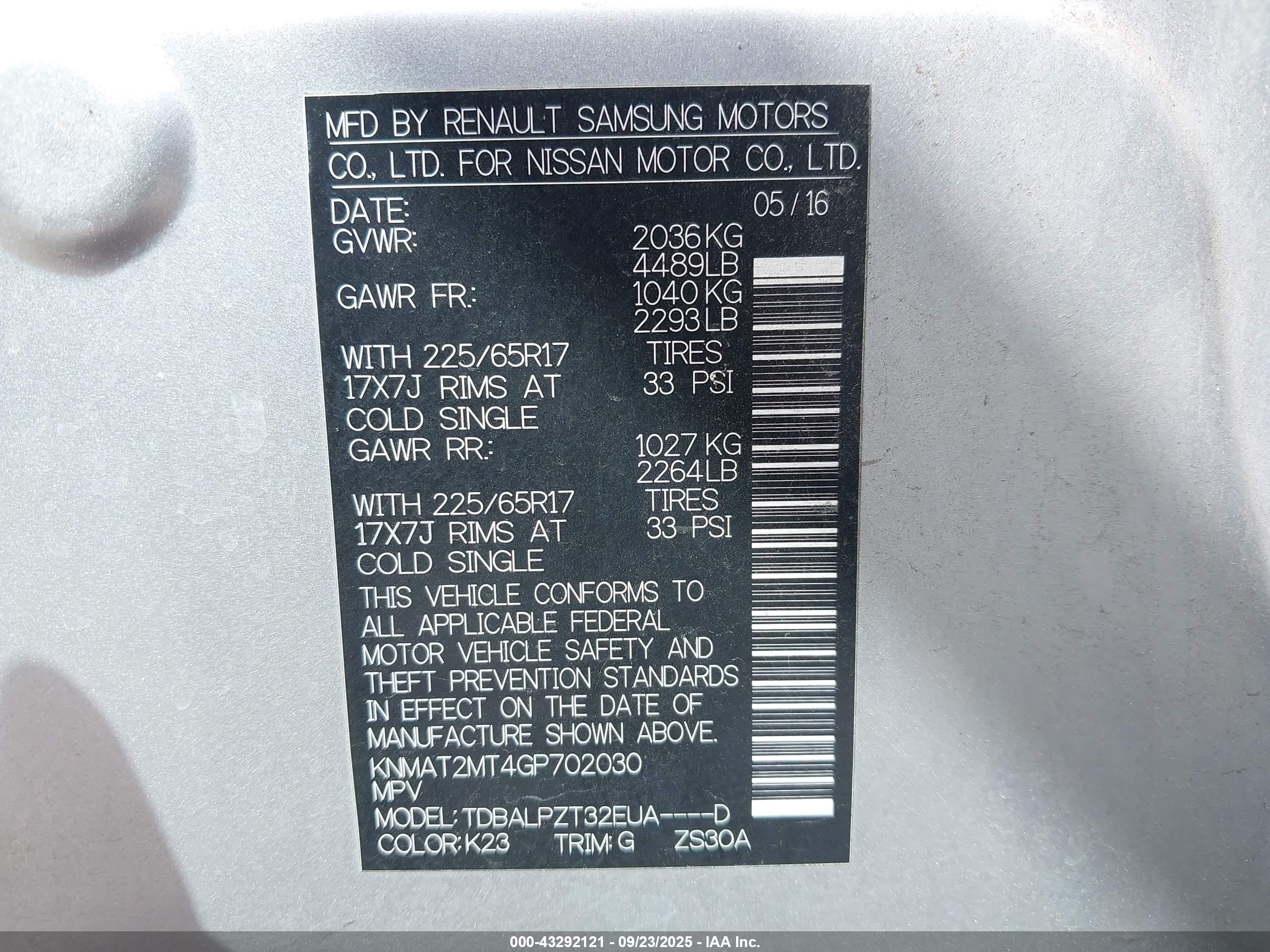 NISSAN ROGUE image 9