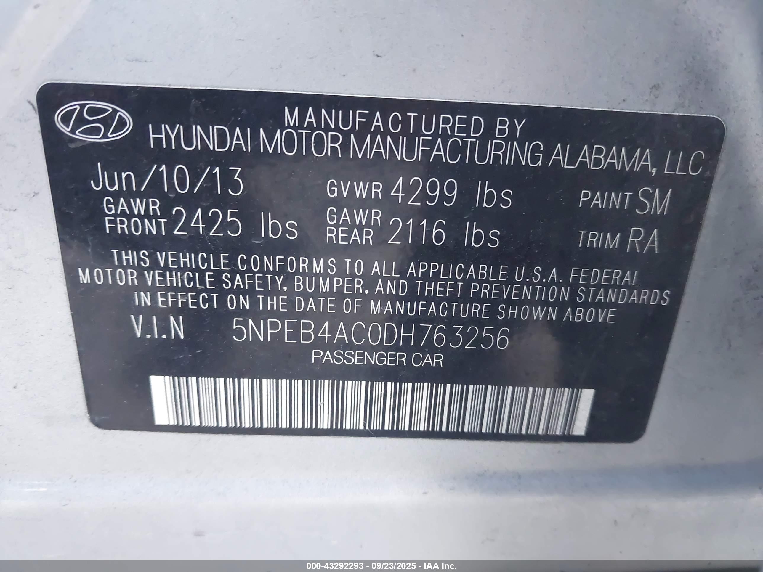HYUNDAI SONATA image 9
