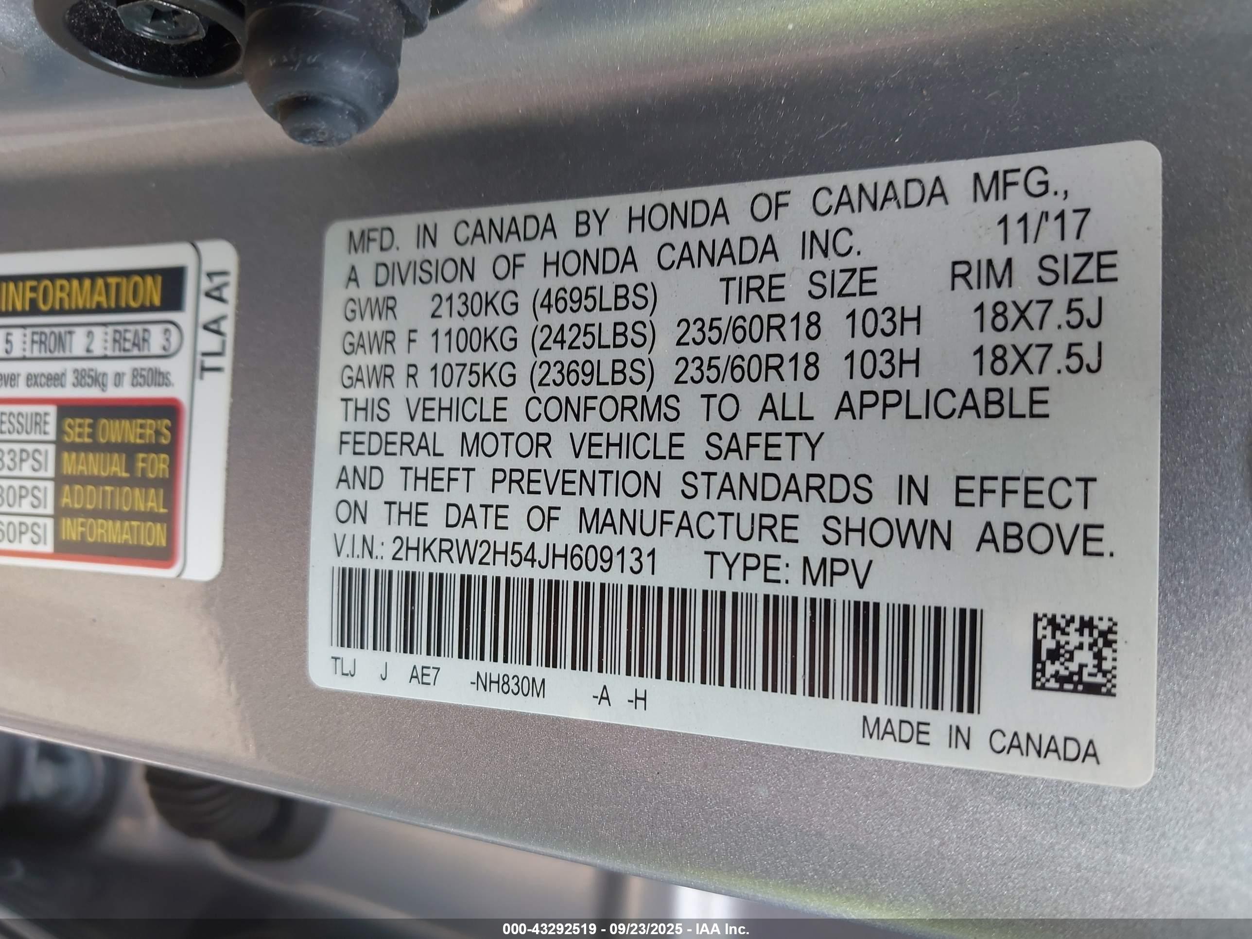 HONDA CR-V image 9