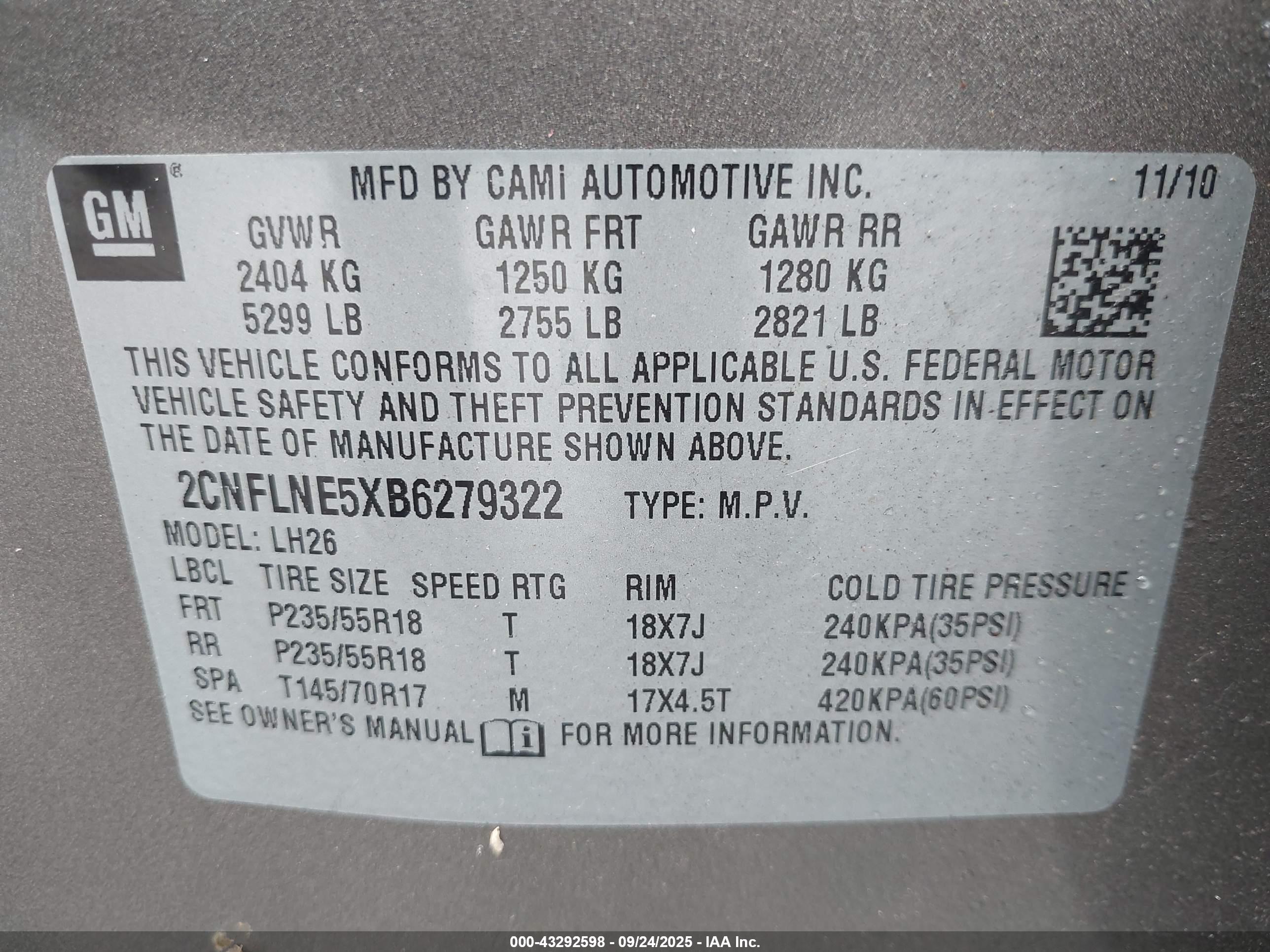 CHEVROLET EQUINOX image 9