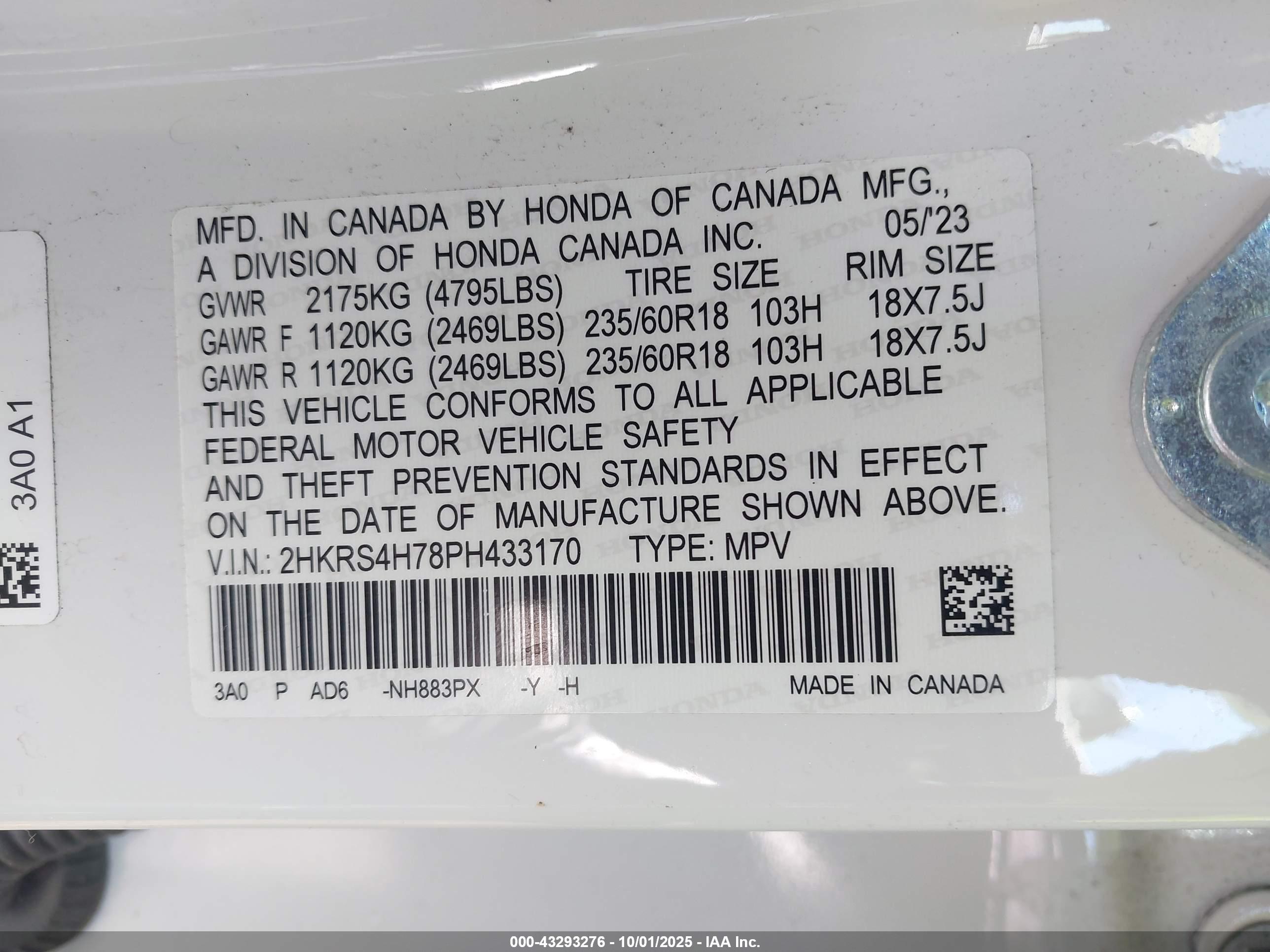 HONDA CR-V image 9
