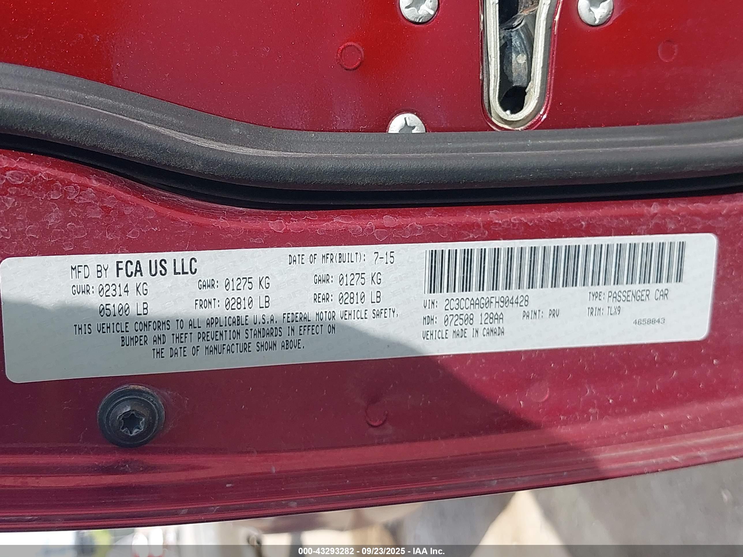 CHRYSLER 300 image 9