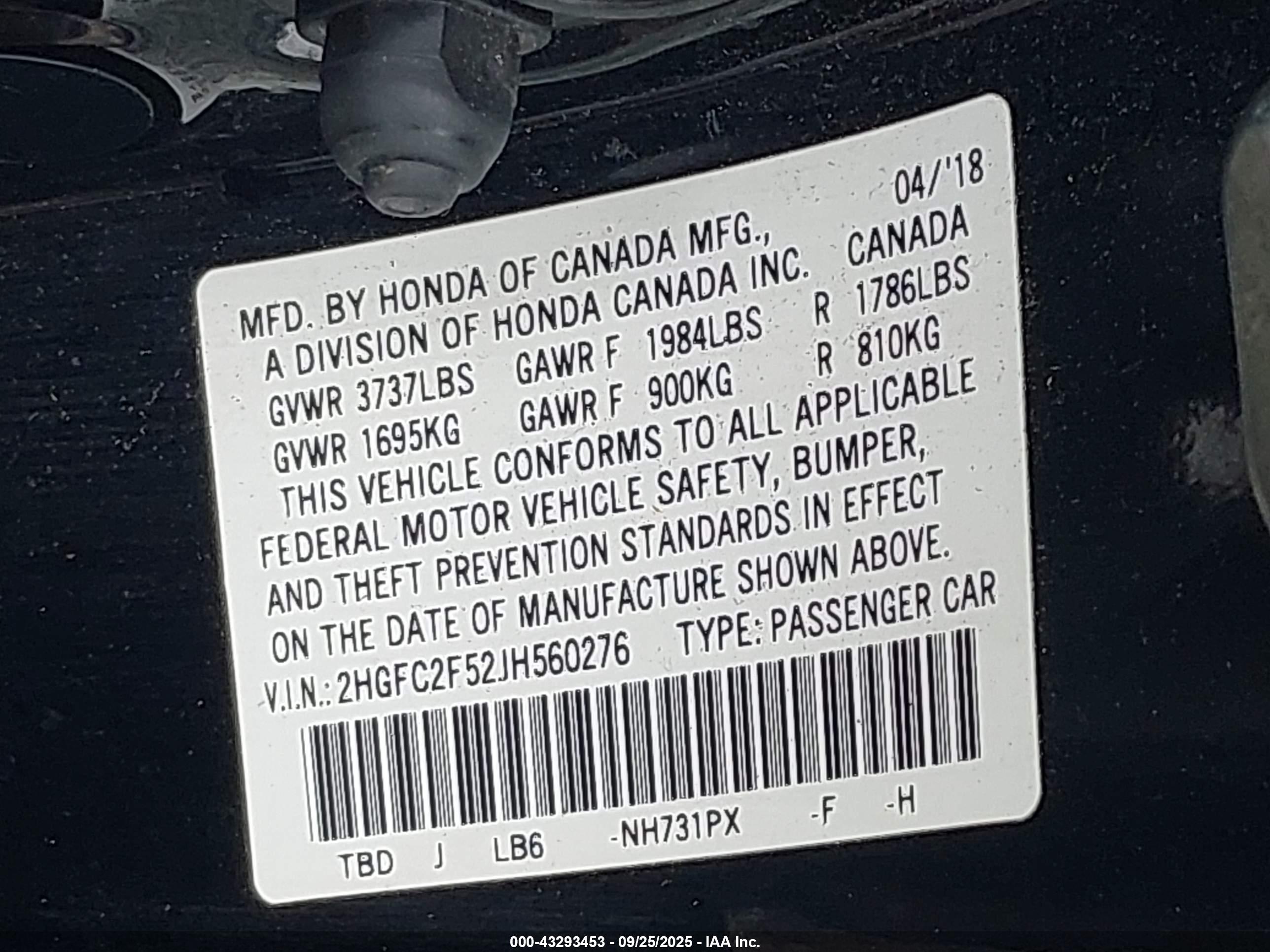 HONDA CIVIC image 9