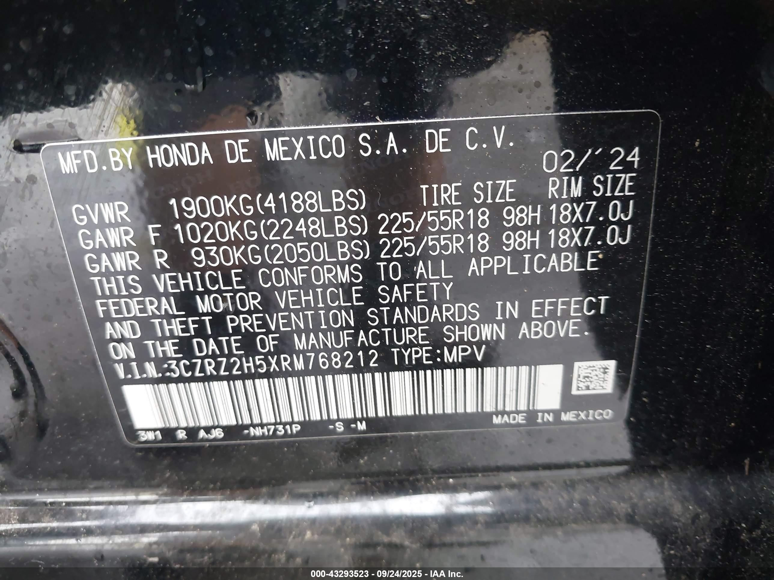 HONDA HR-V image 9