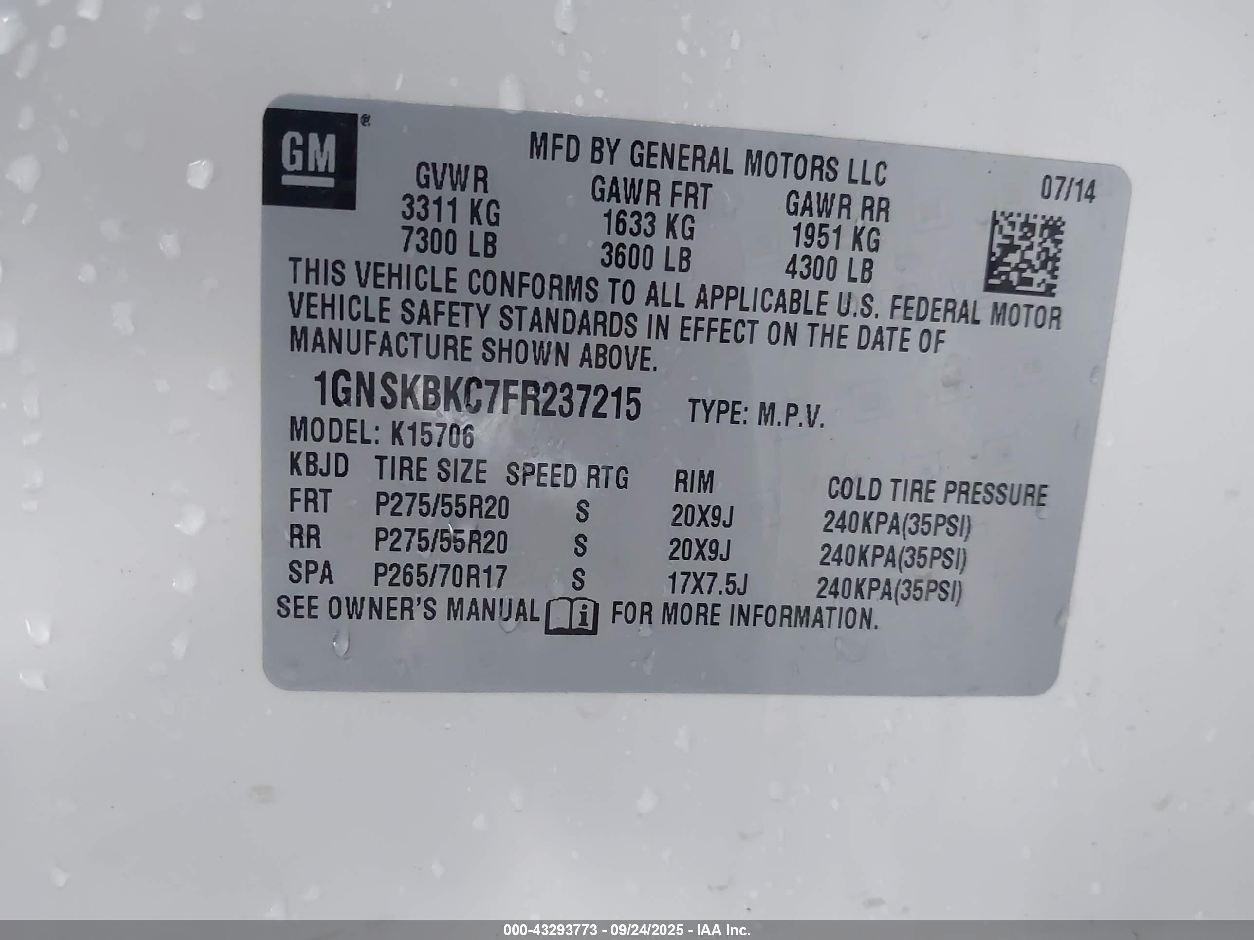 CHEVROLET TAHOE image 9