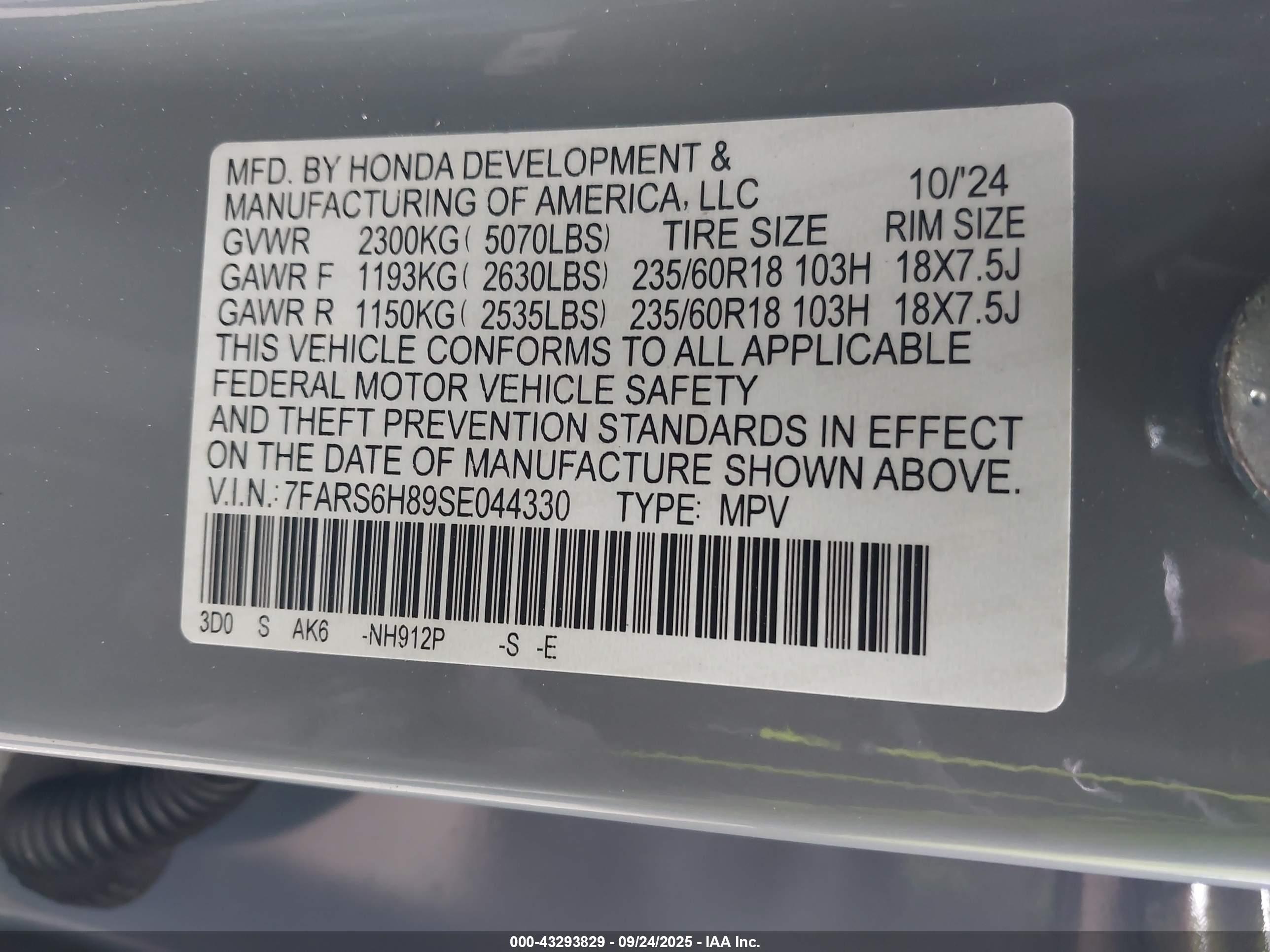 HONDA CR-V image 9