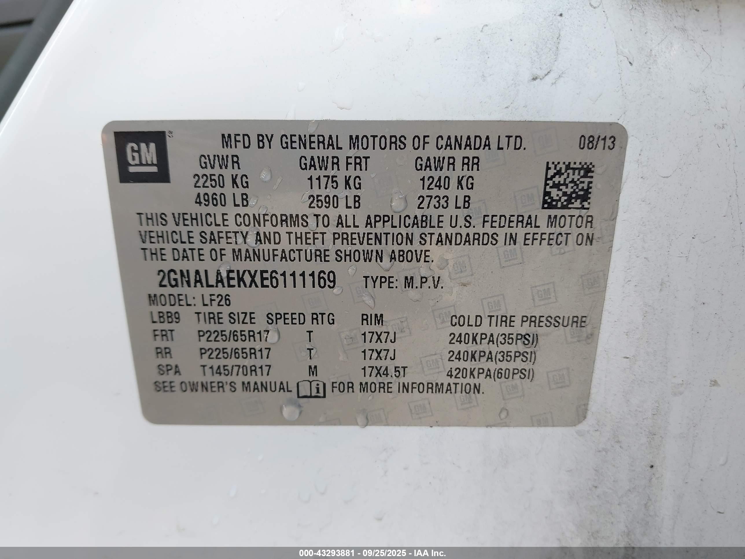 CHEVROLET EQUINOX image 9