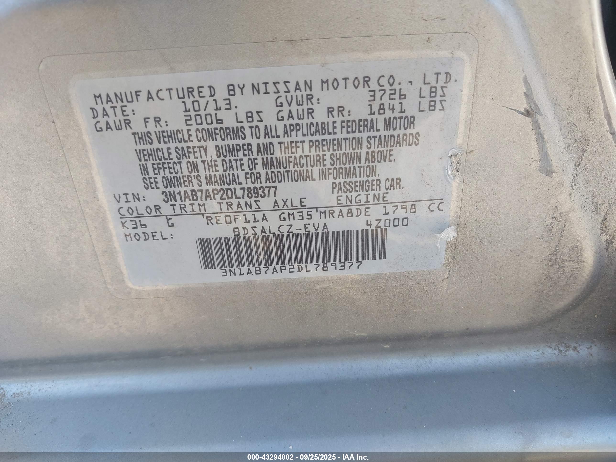 NISSAN SENTRA image 9