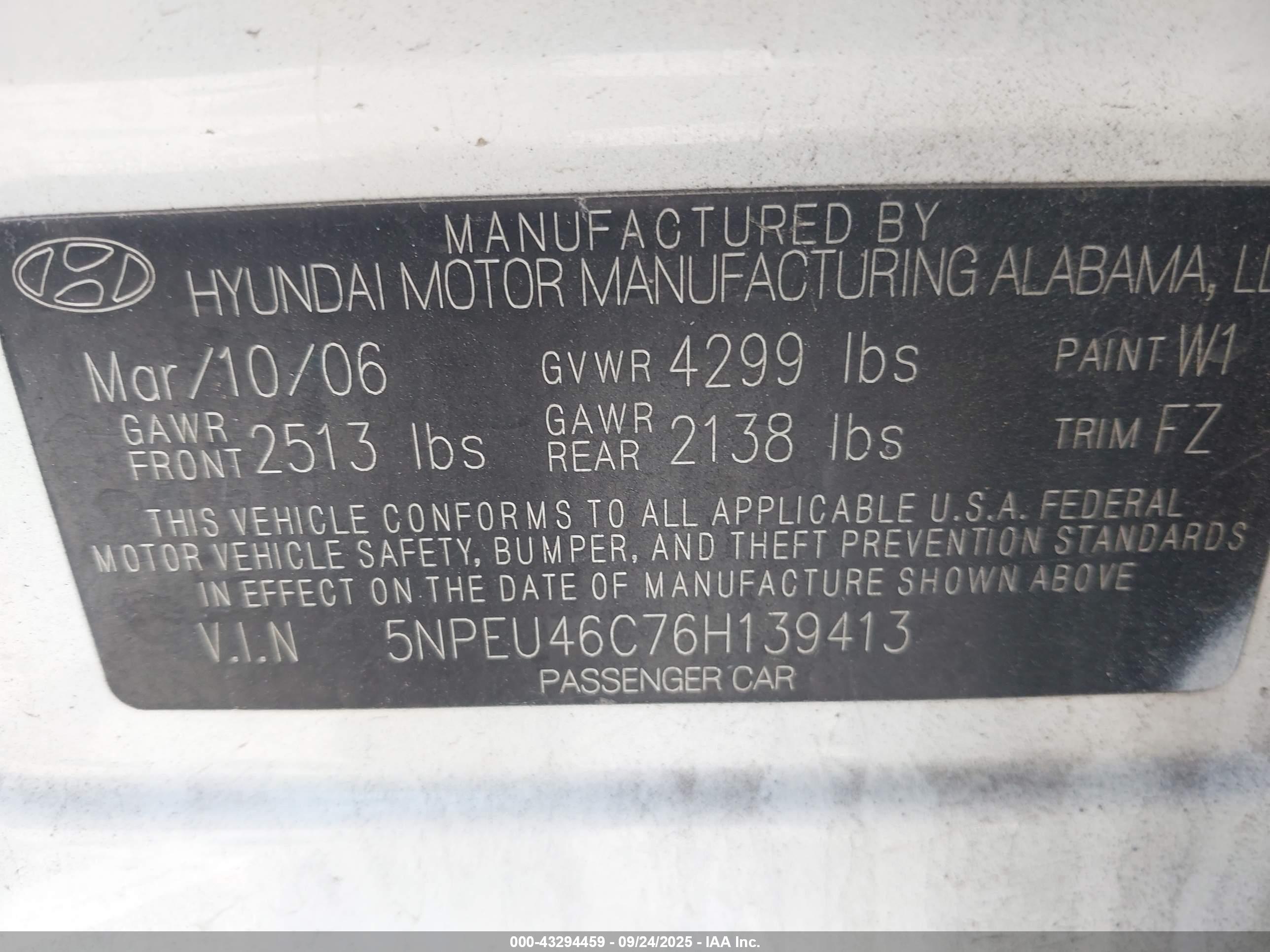 HYUNDAI SONATA image 9