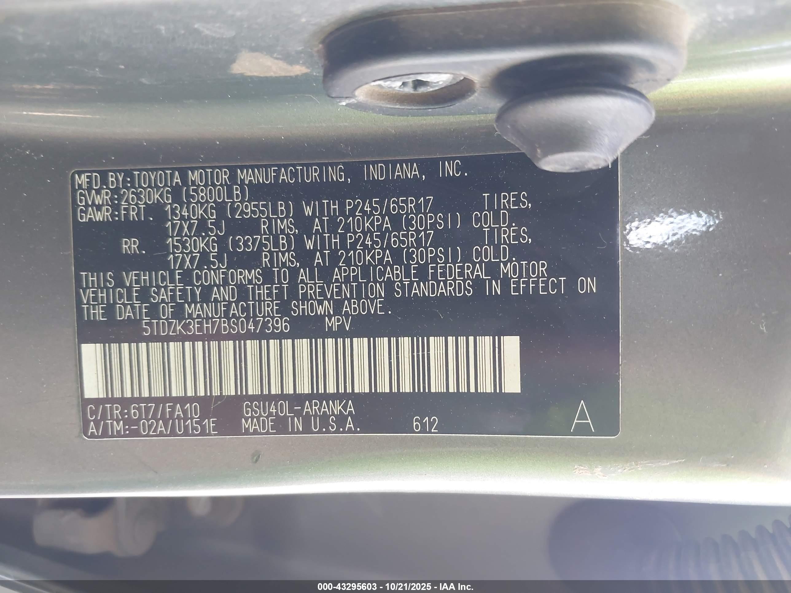 TOYOTA HIGHLANDER image 9