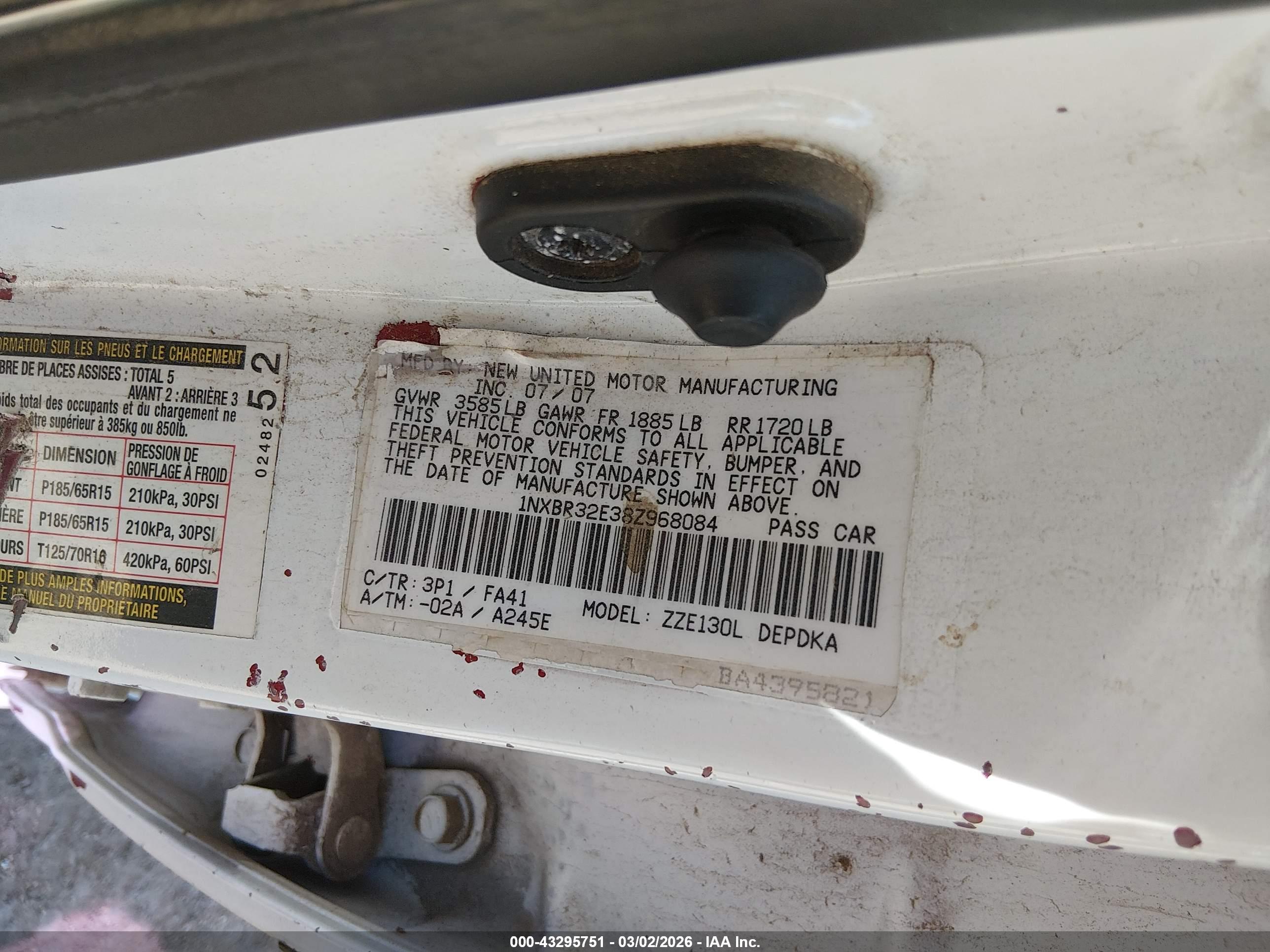TOYOTA COROLLA image 9
