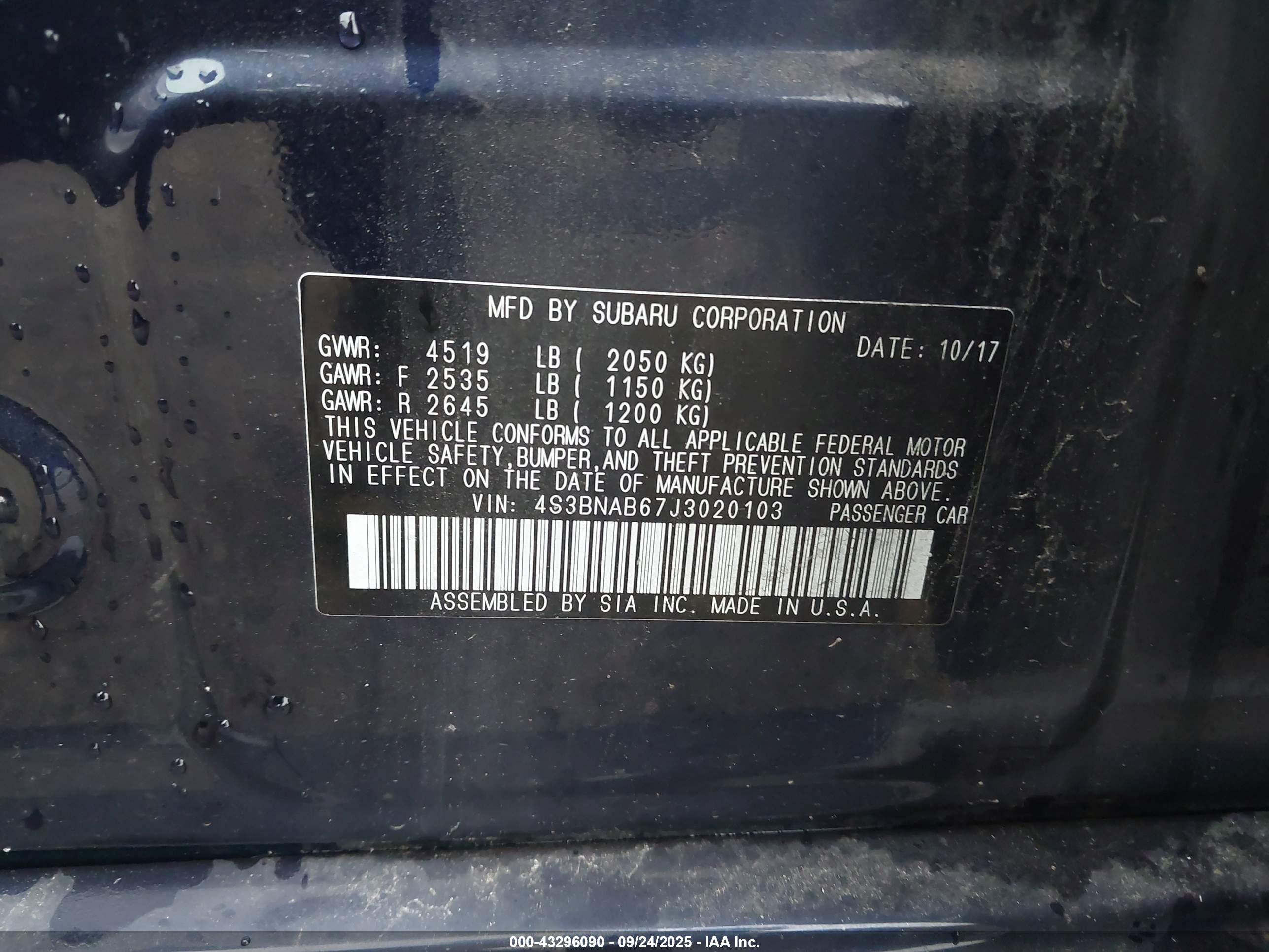 SUBARU LEGACY image 9