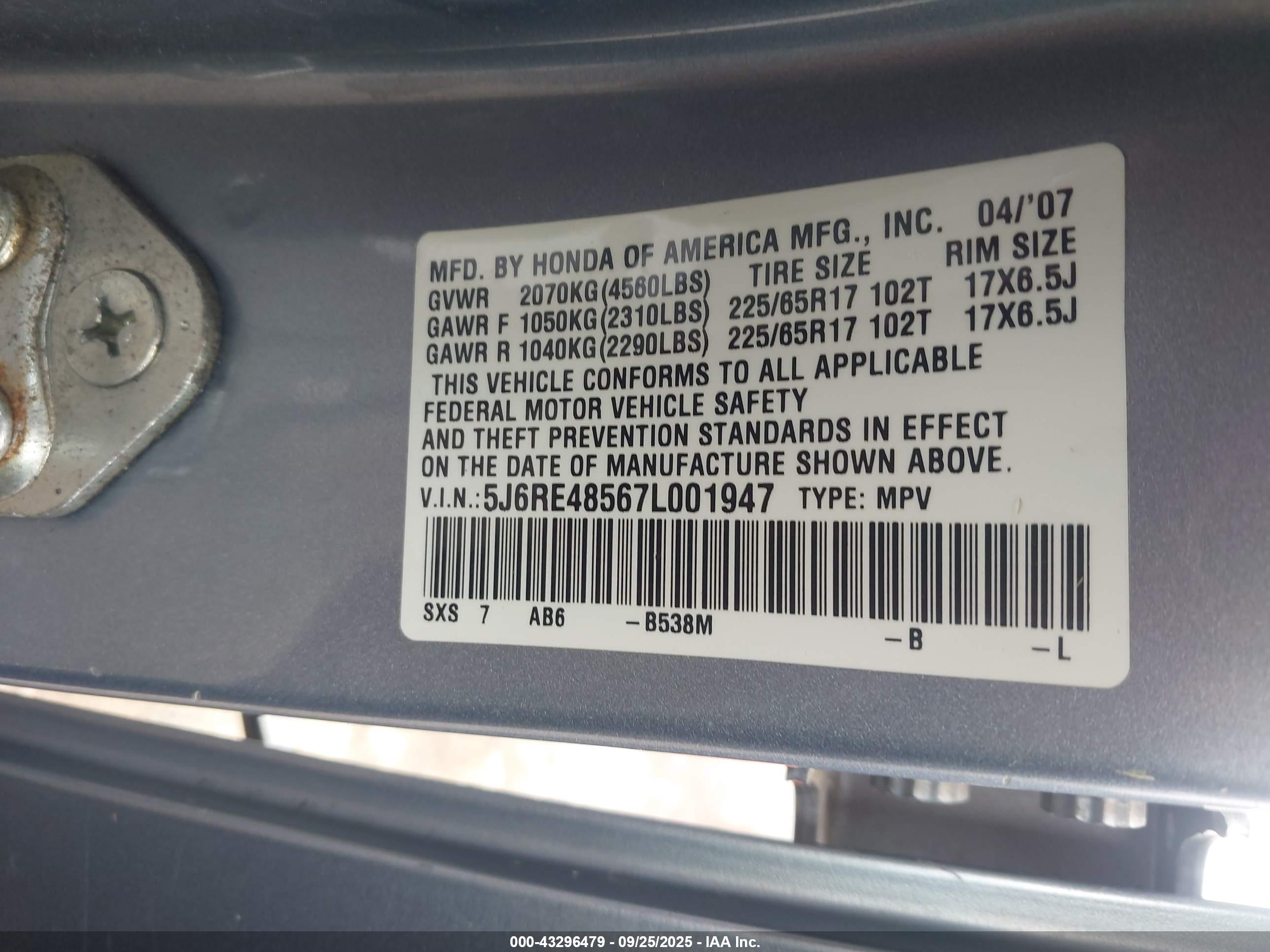 HONDA CR-V image 9