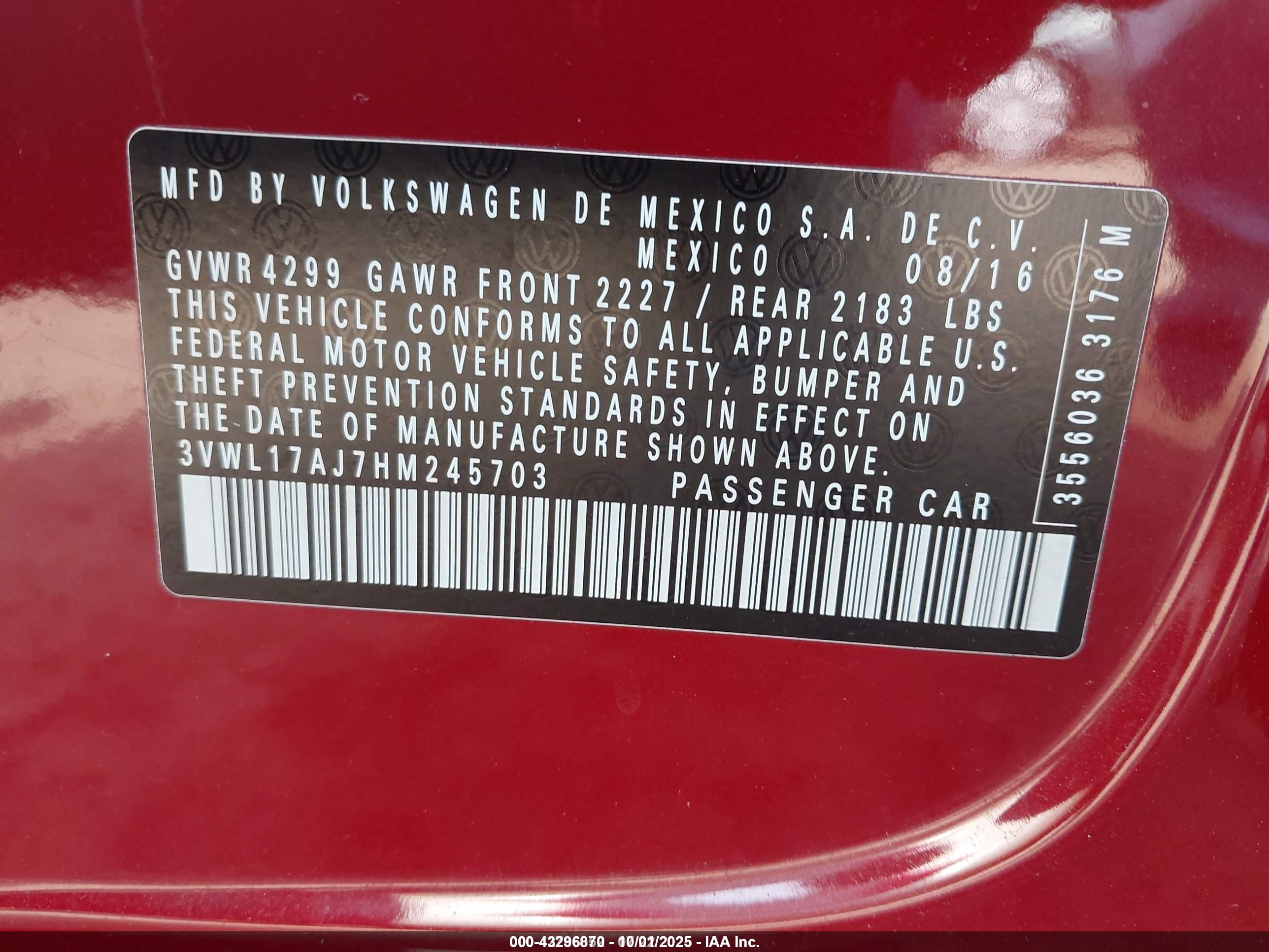 VOLKSWAGEN JETTA image 9