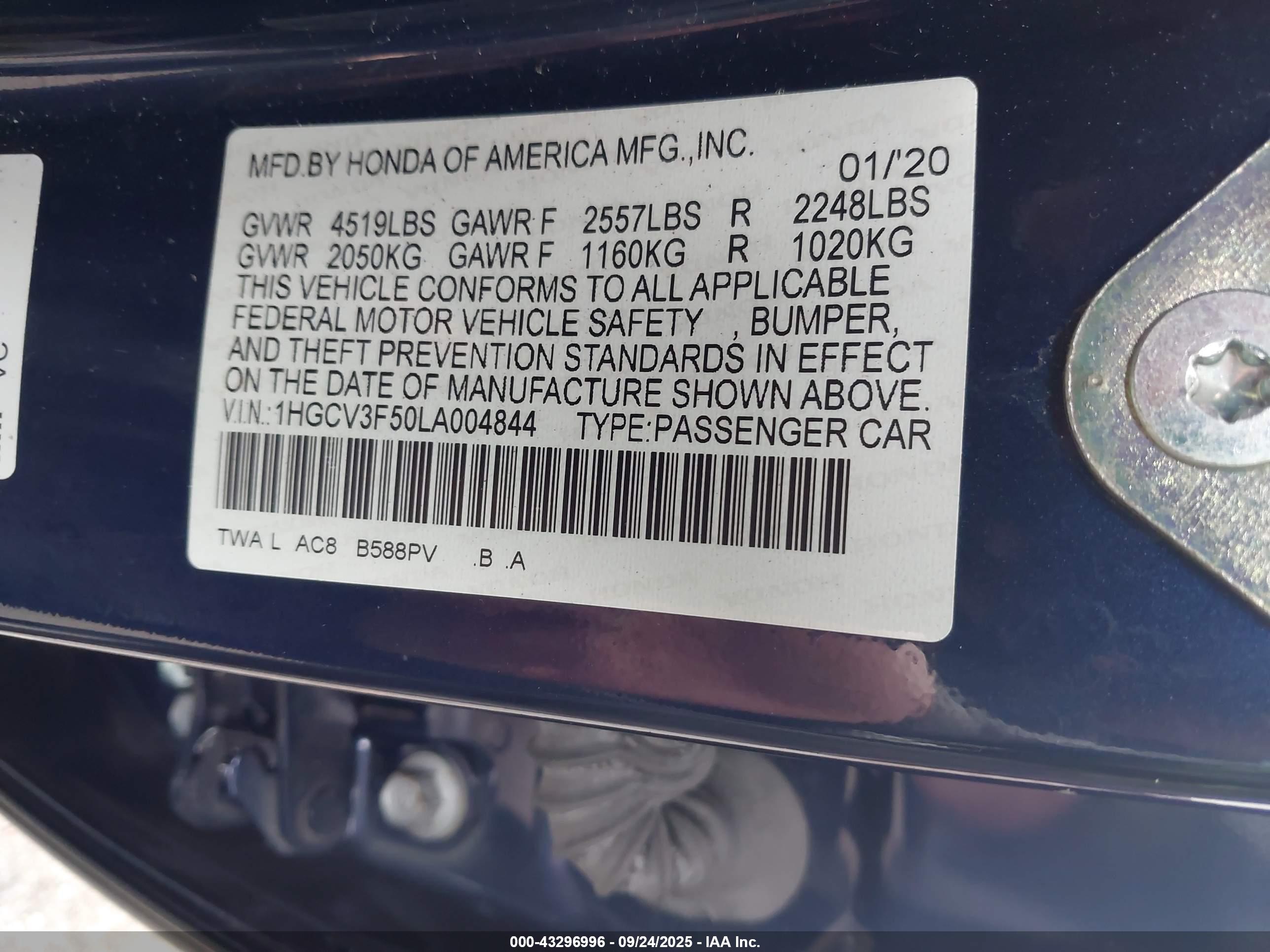 HONDA ACCORD image 9