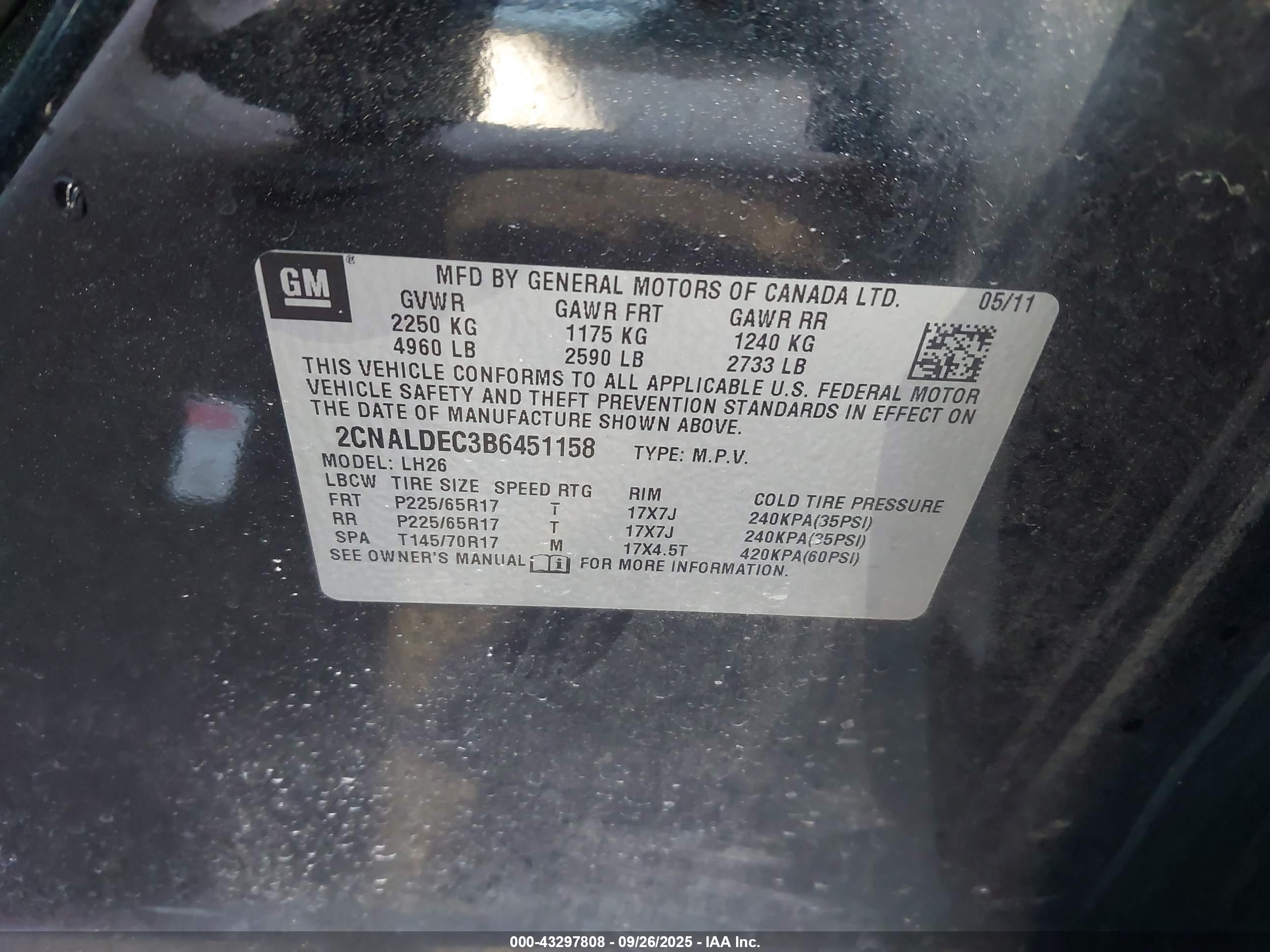 CHEVROLET EQUINOX image 9