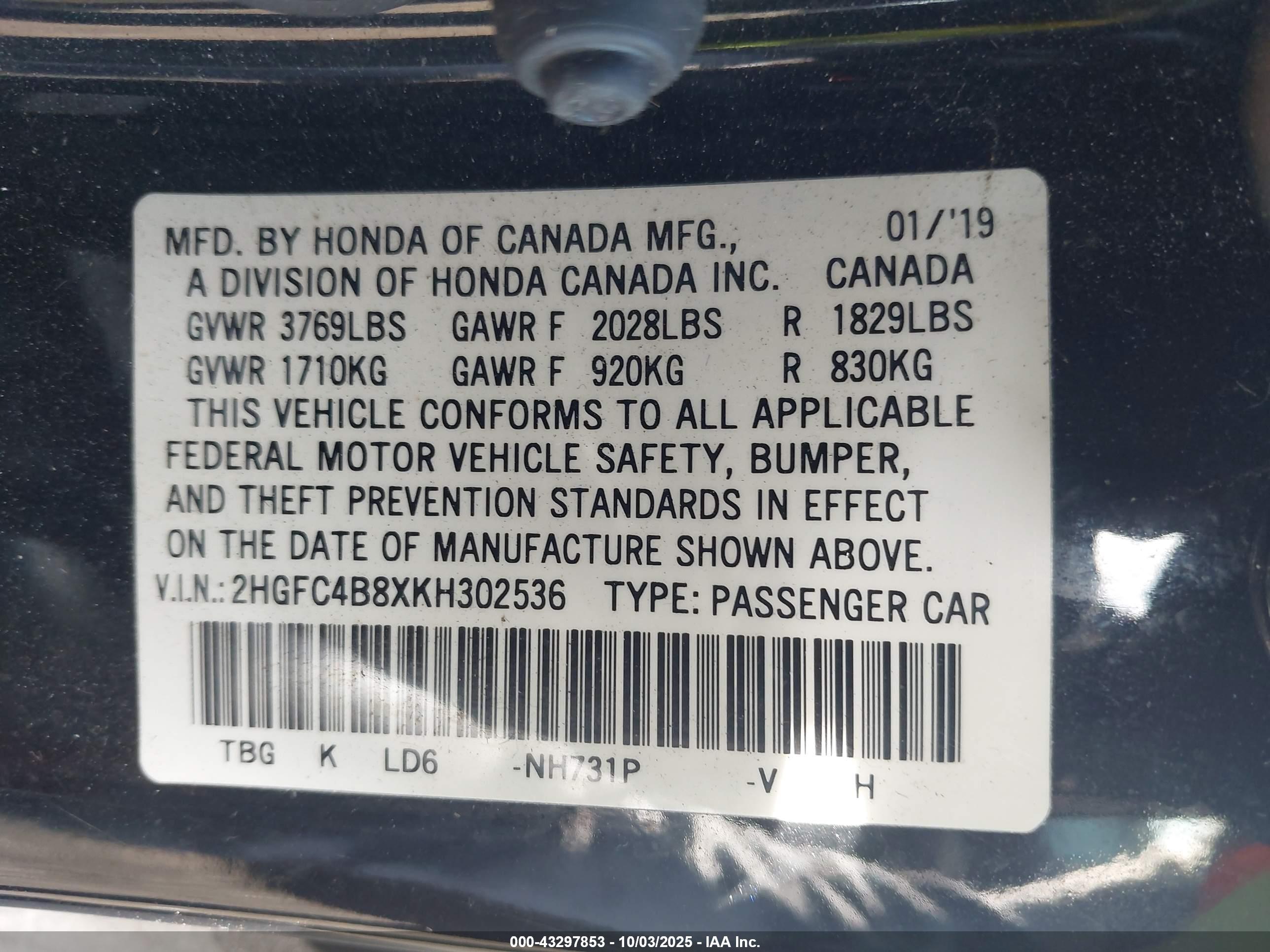 HONDA CIVIC image 9