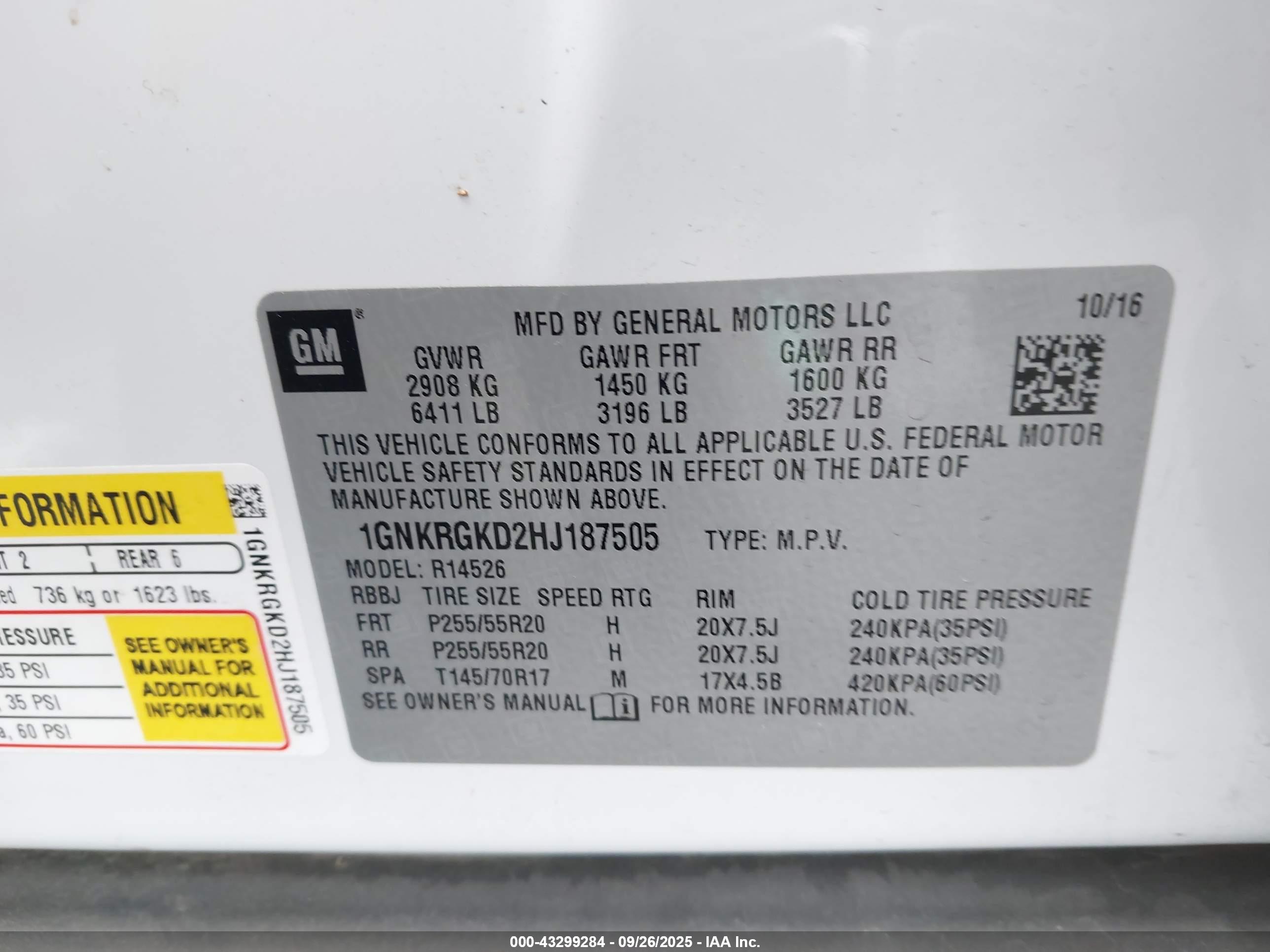 CHEVROLET TRAVERSE image 9