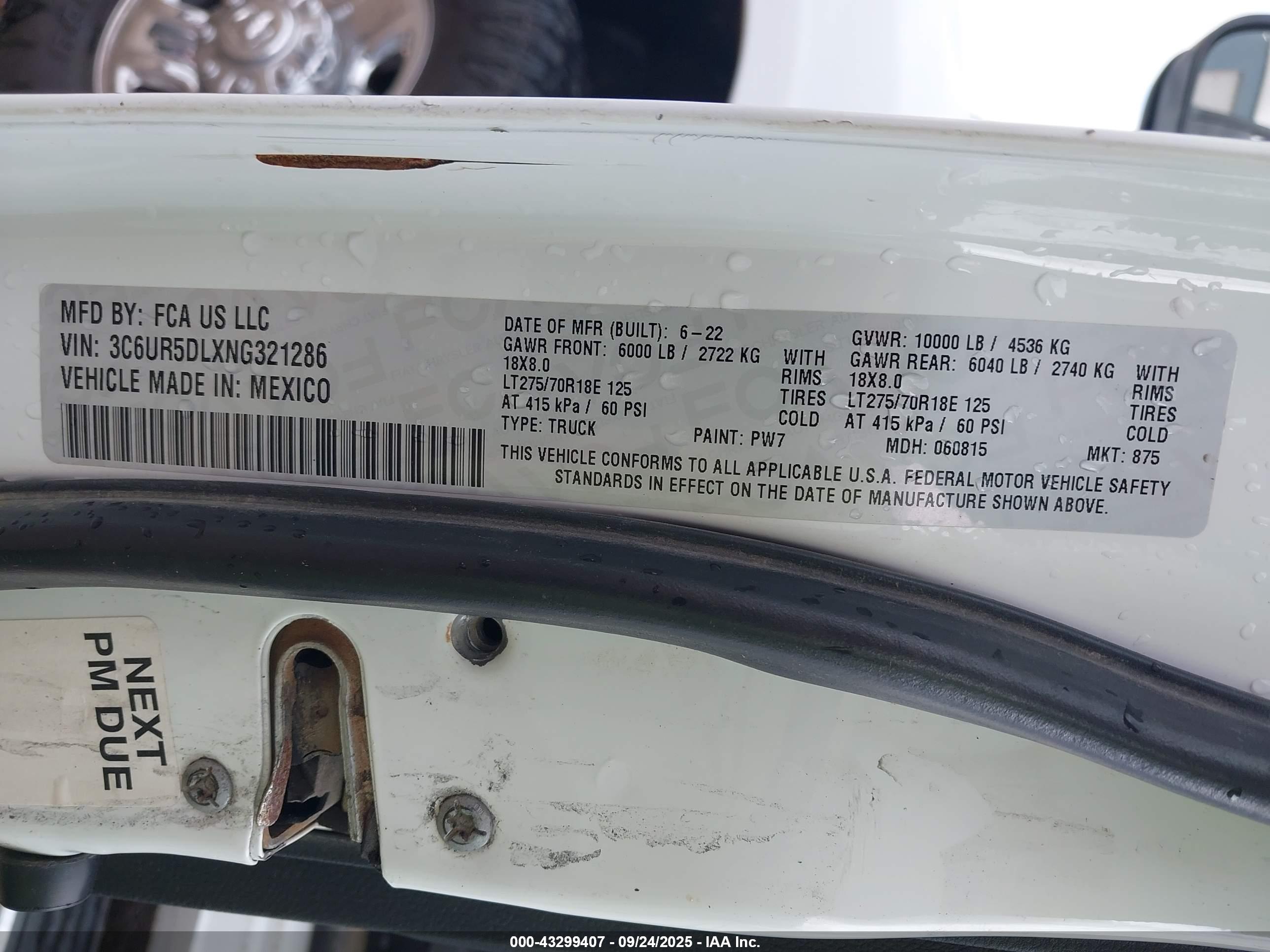 RAM 2500 image 9
