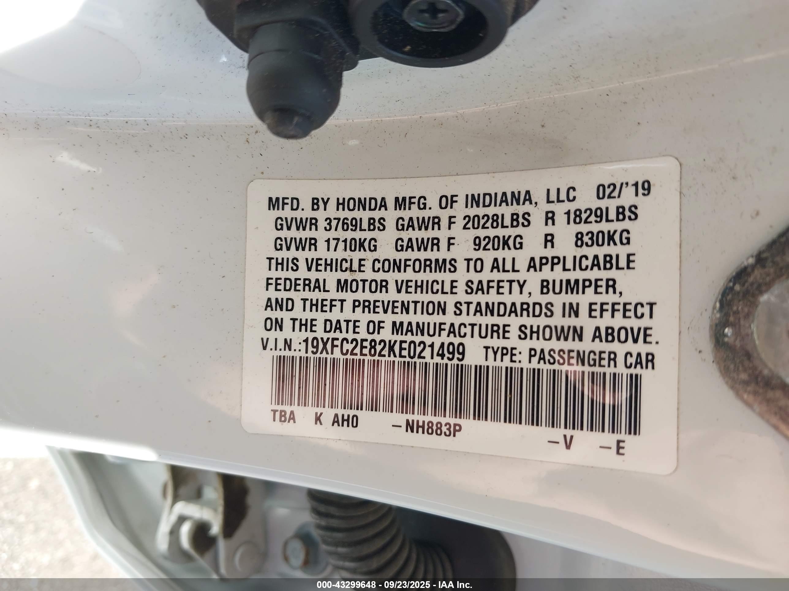 HONDA CIVIC image 9