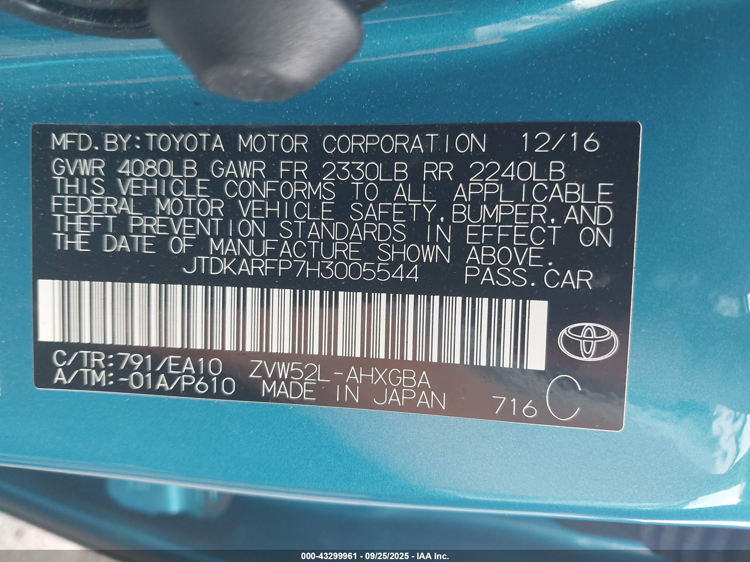 TOYOTA PRIUS image 9