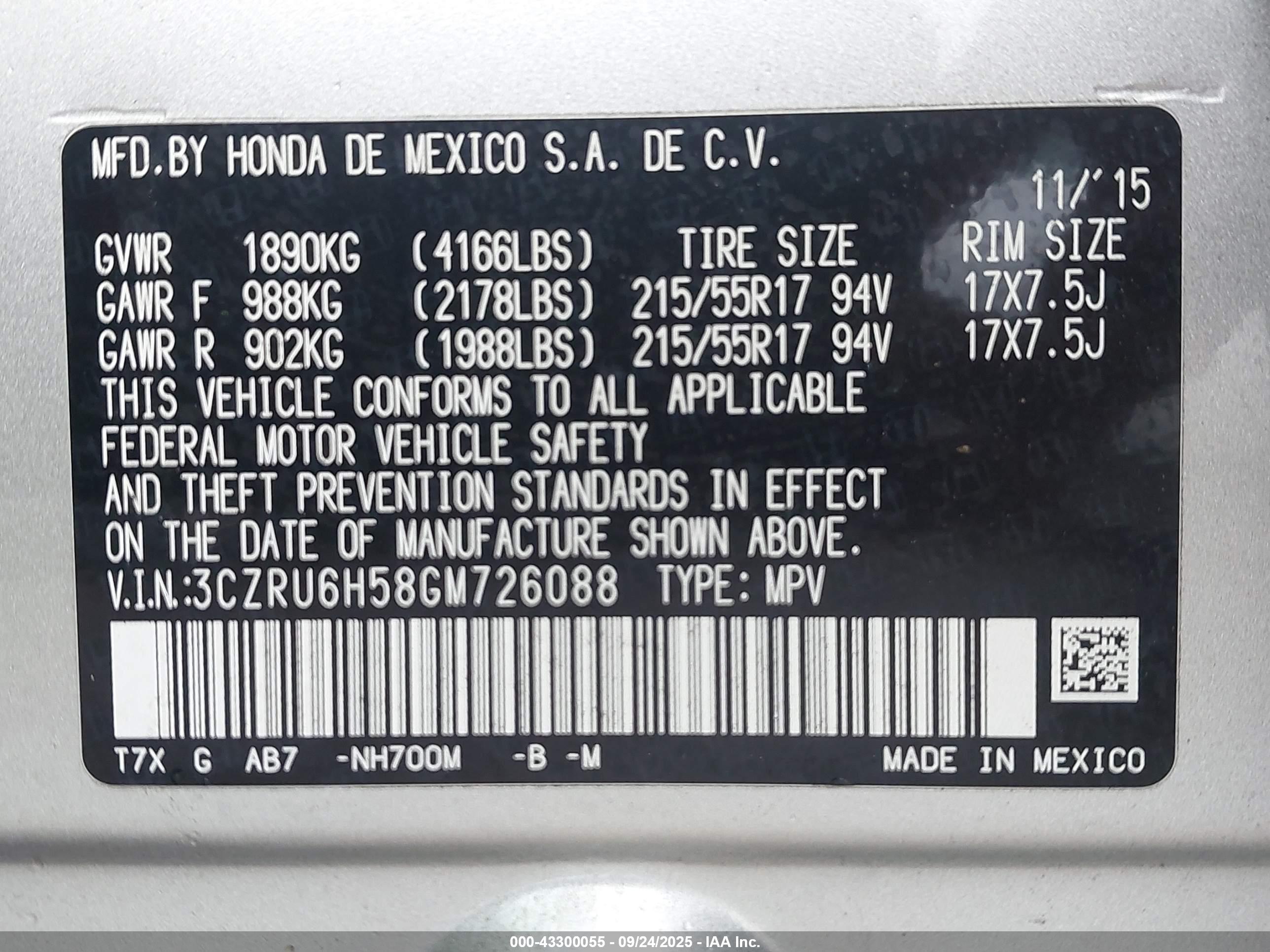 HONDA HR-V image 9