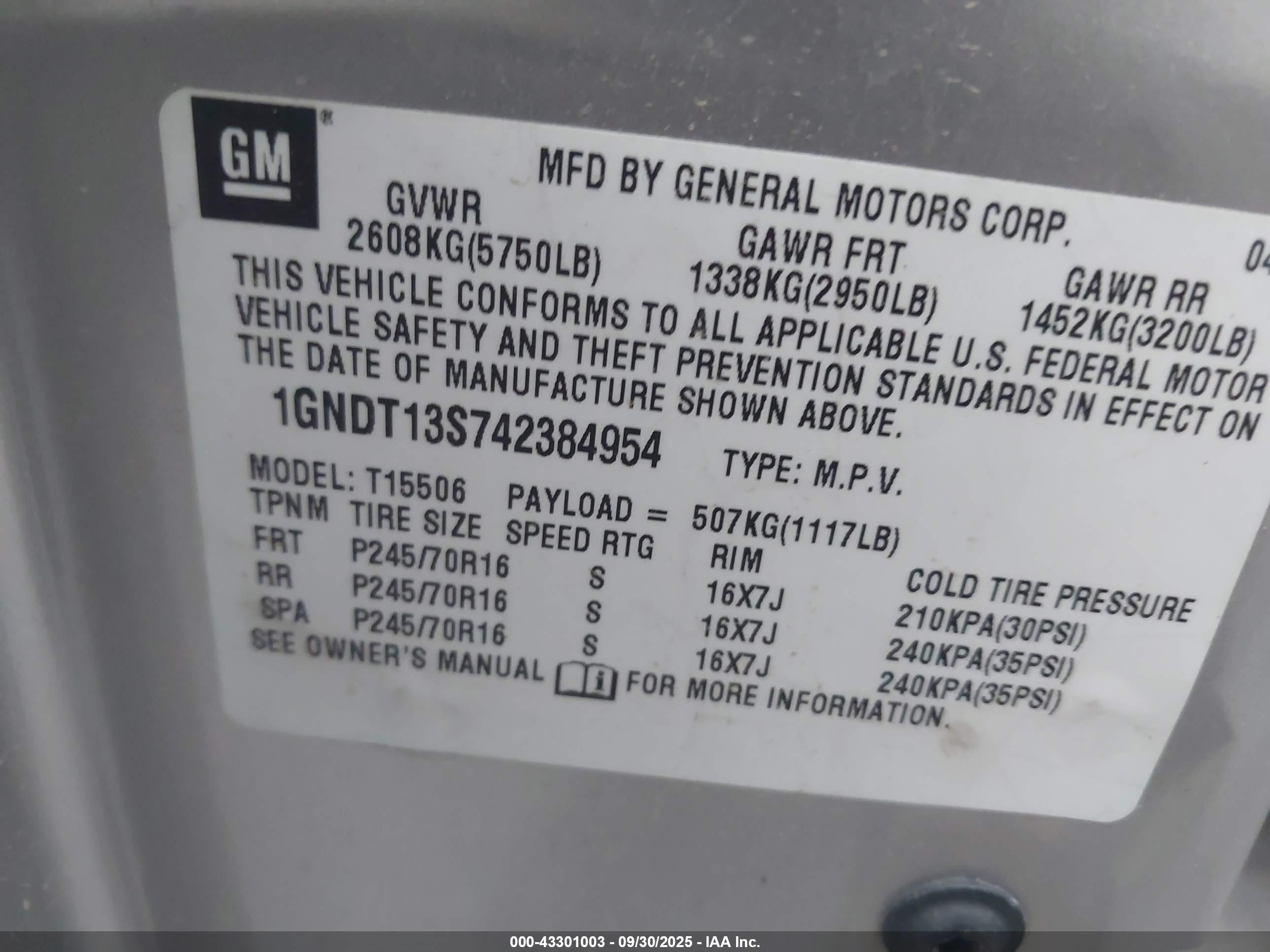 CHEVROLET TRAILBLAZER image 9