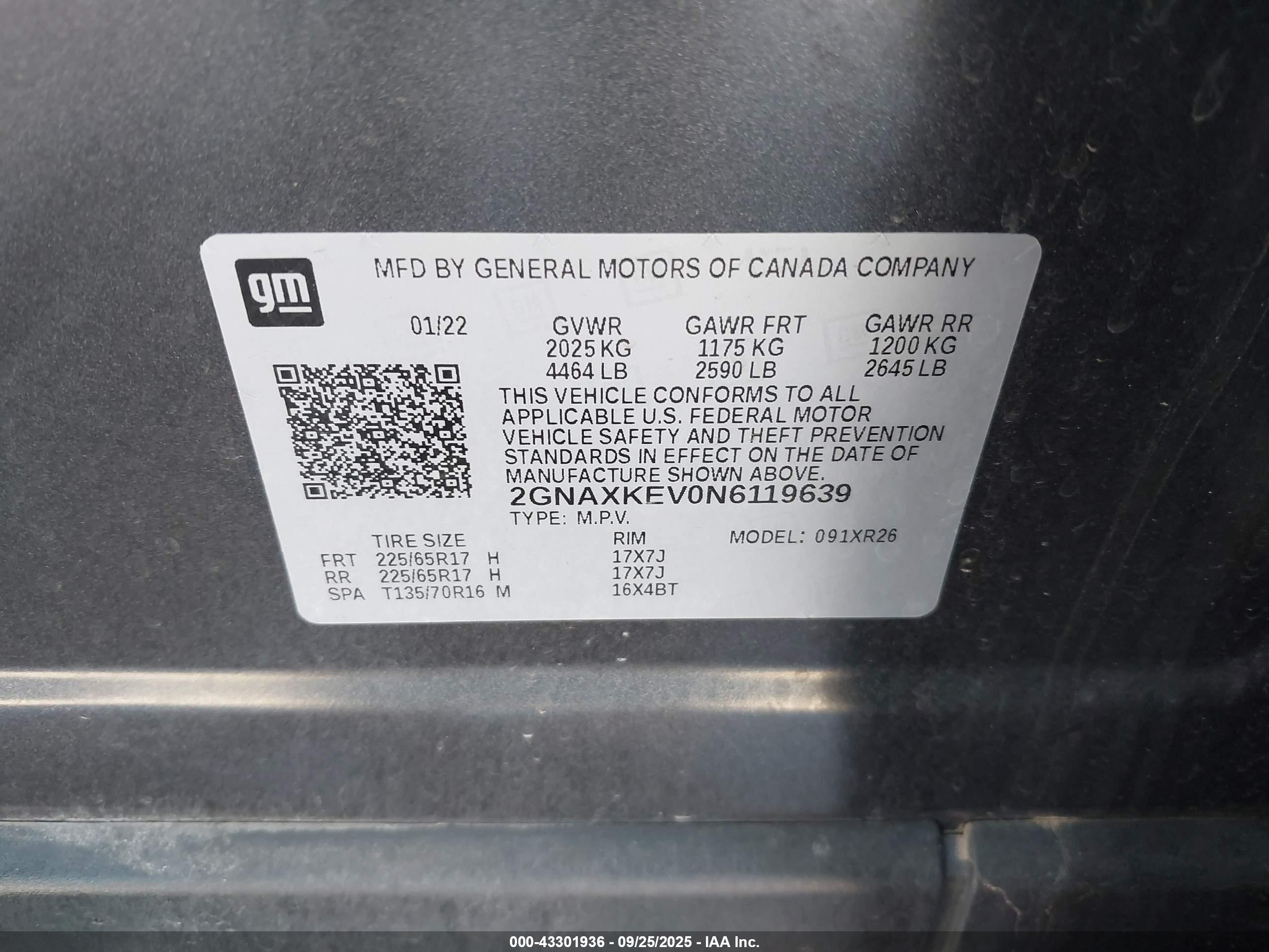CHEVROLET EQUINOX image 9