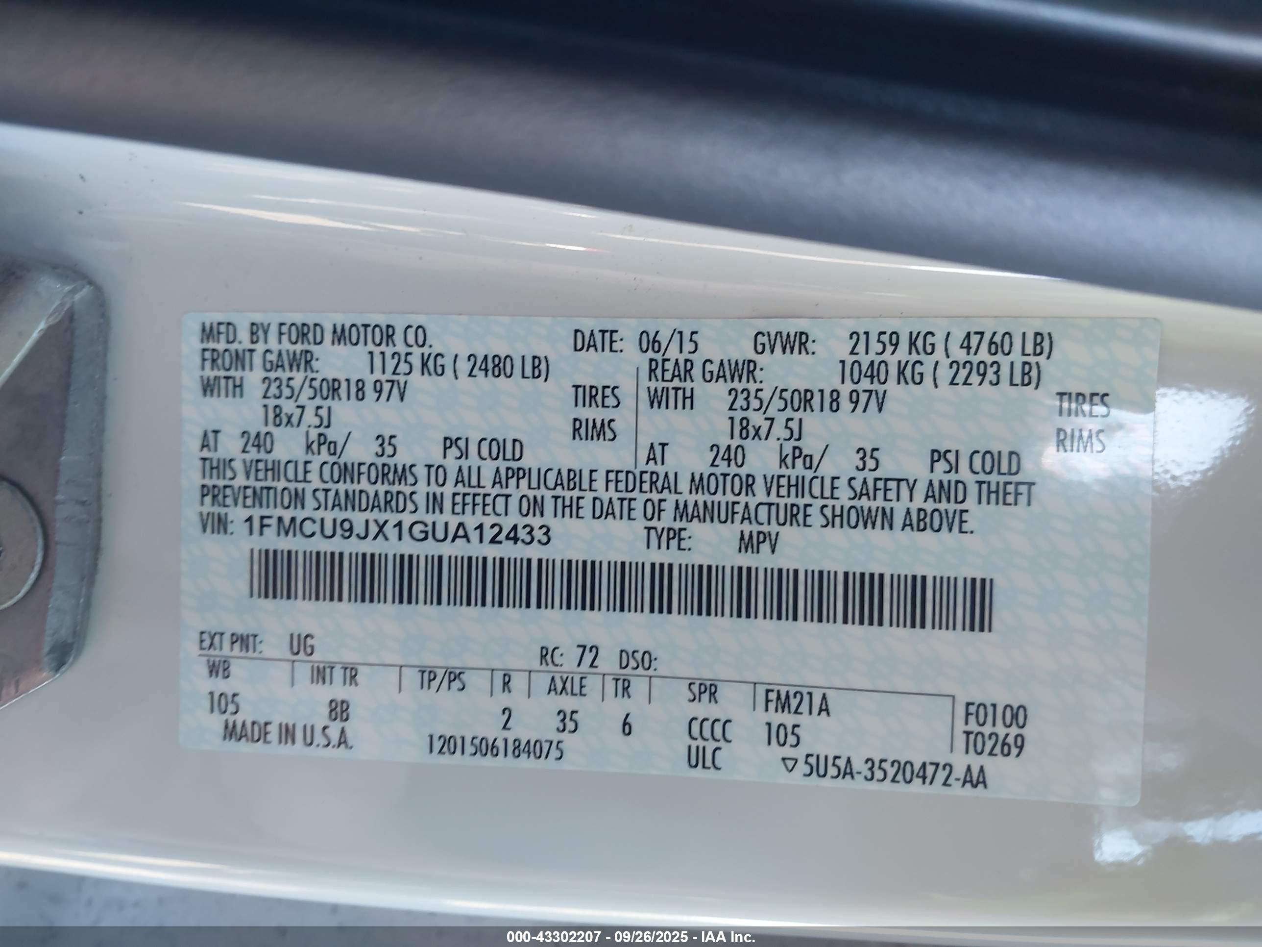 FORD ESCAPE image 9