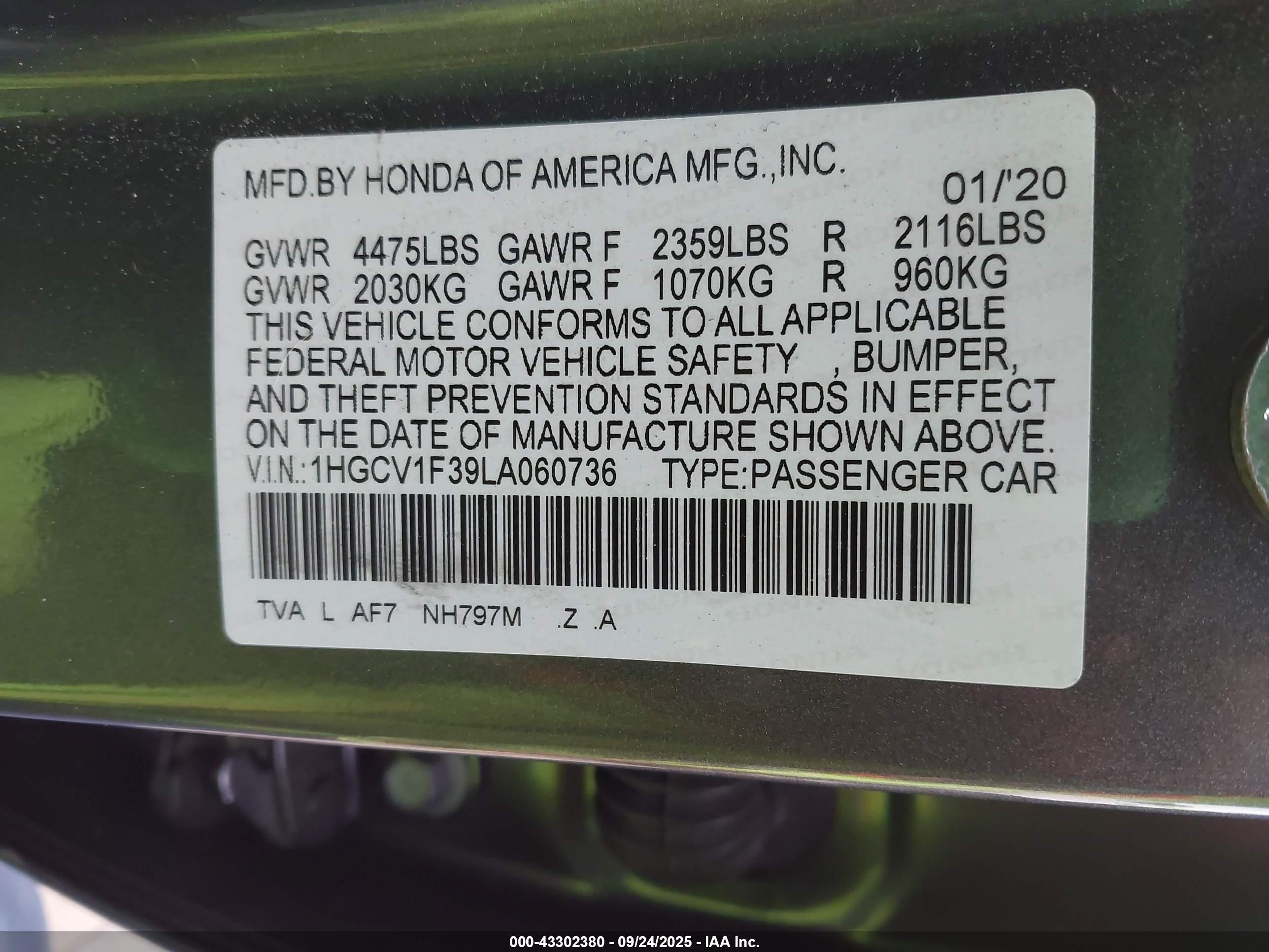 HONDA ACCORD image 9