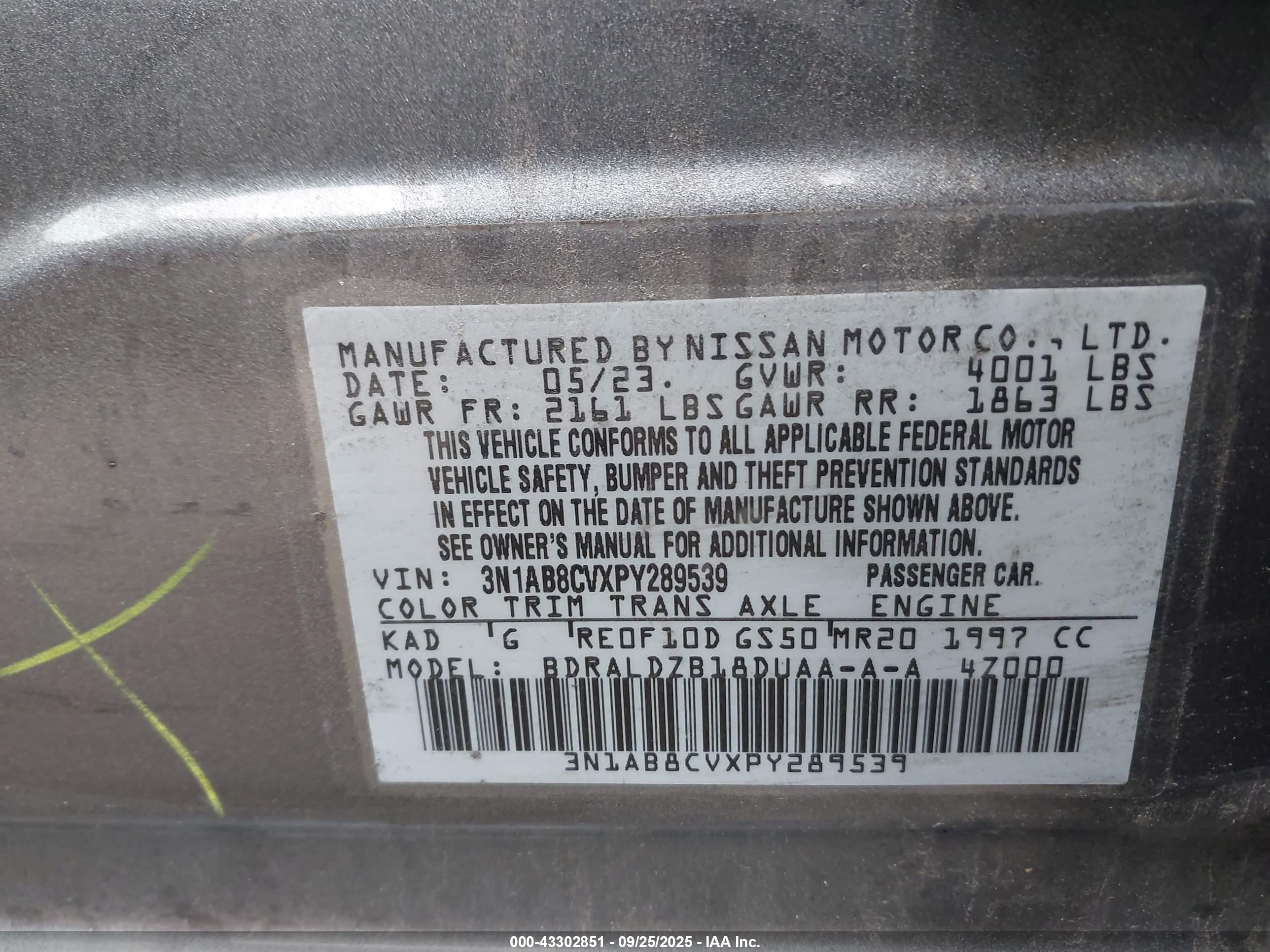 NISSAN SENTRA image 9
