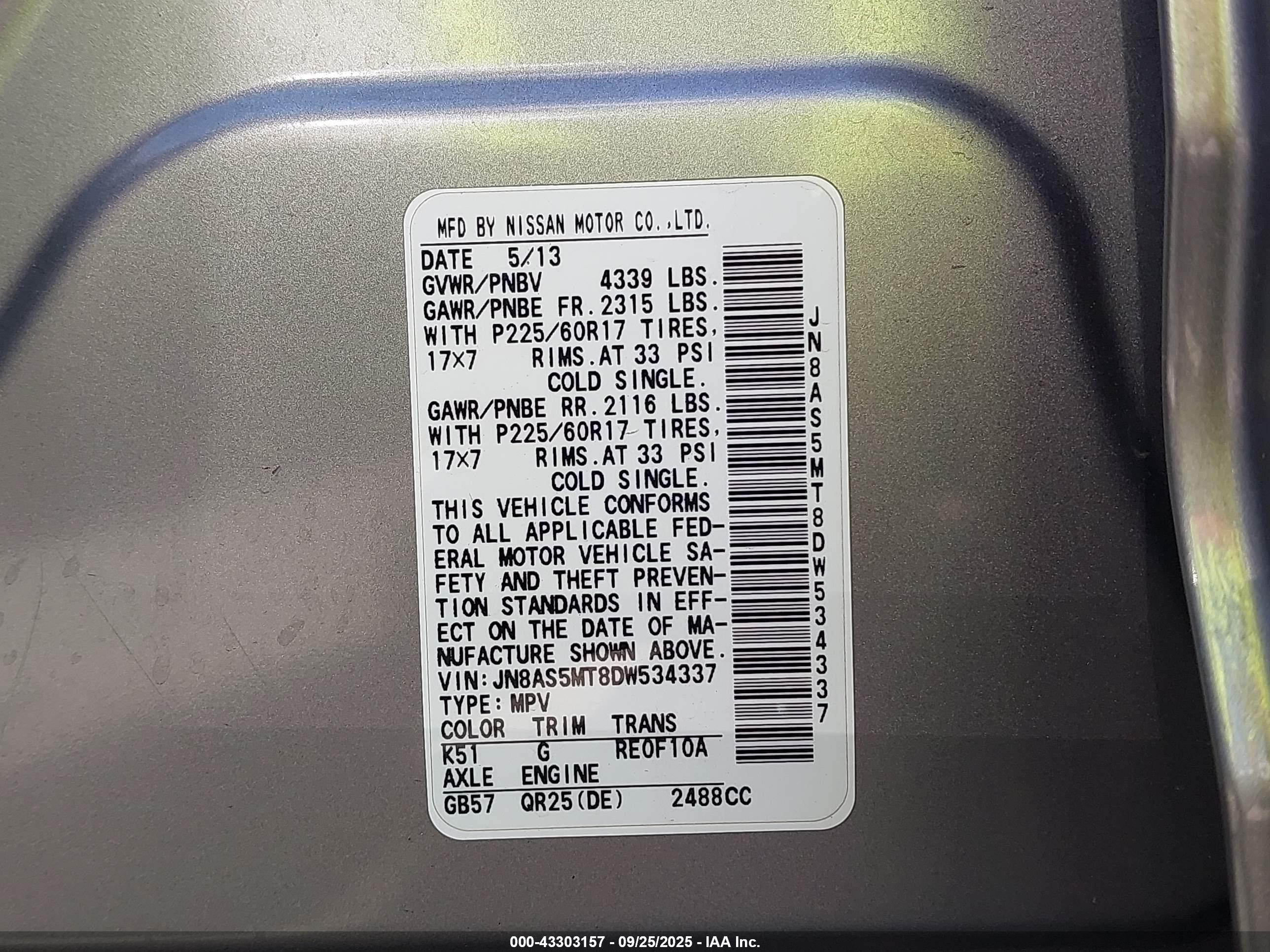 NISSAN ROGUE image 9