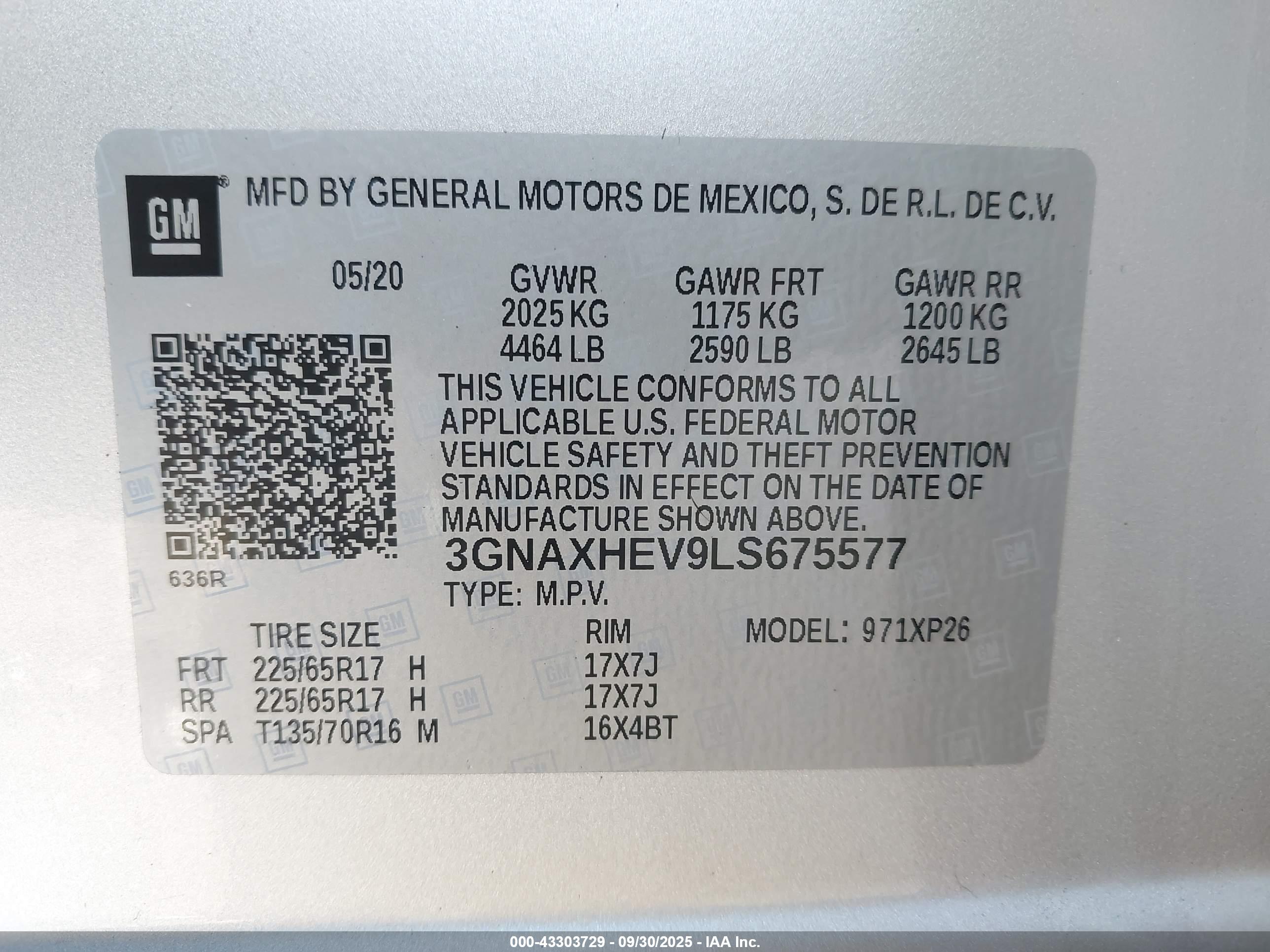 CHEVROLET EQUINOX image 9