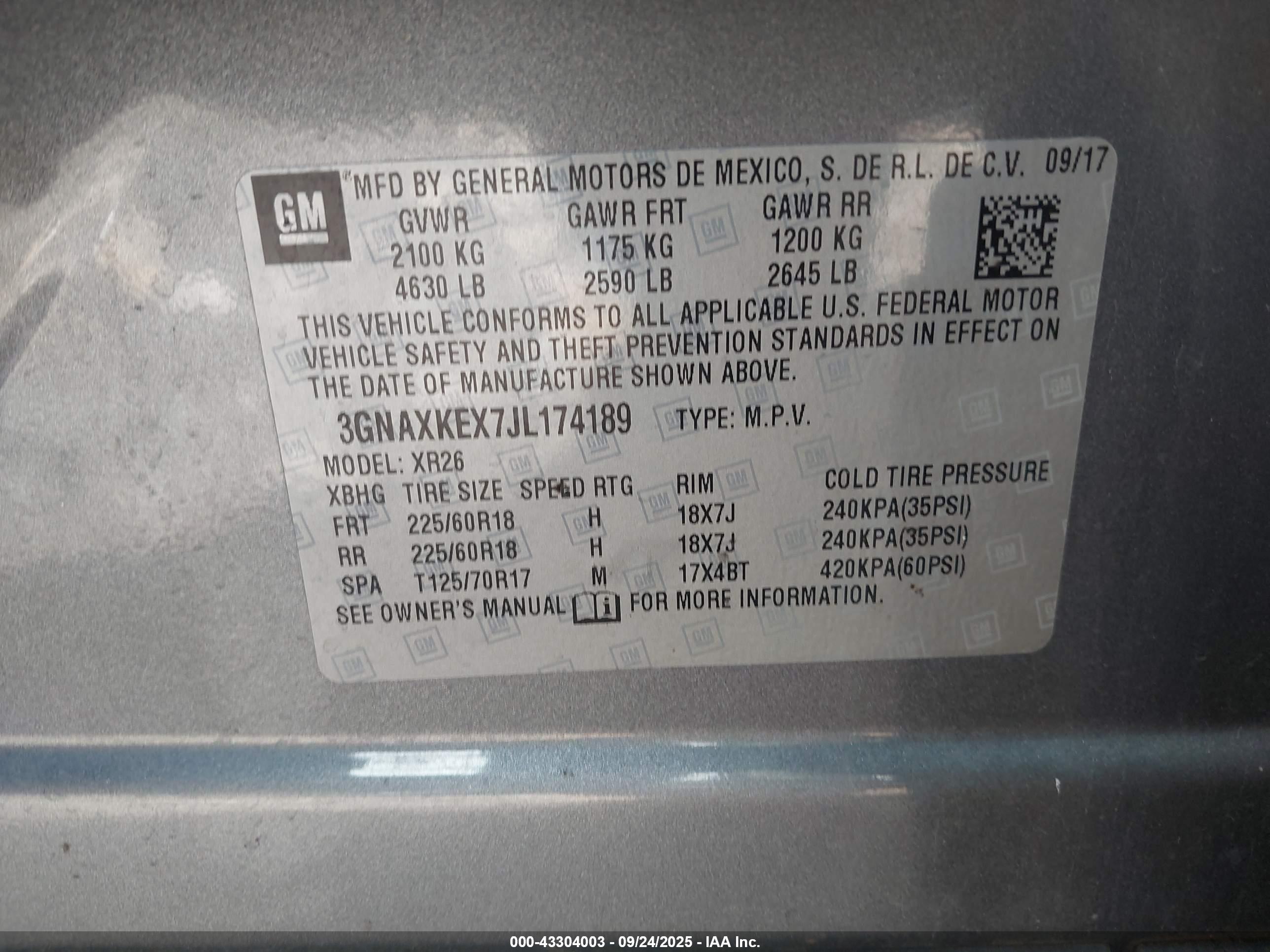 CHEVROLET EQUINOX image 9