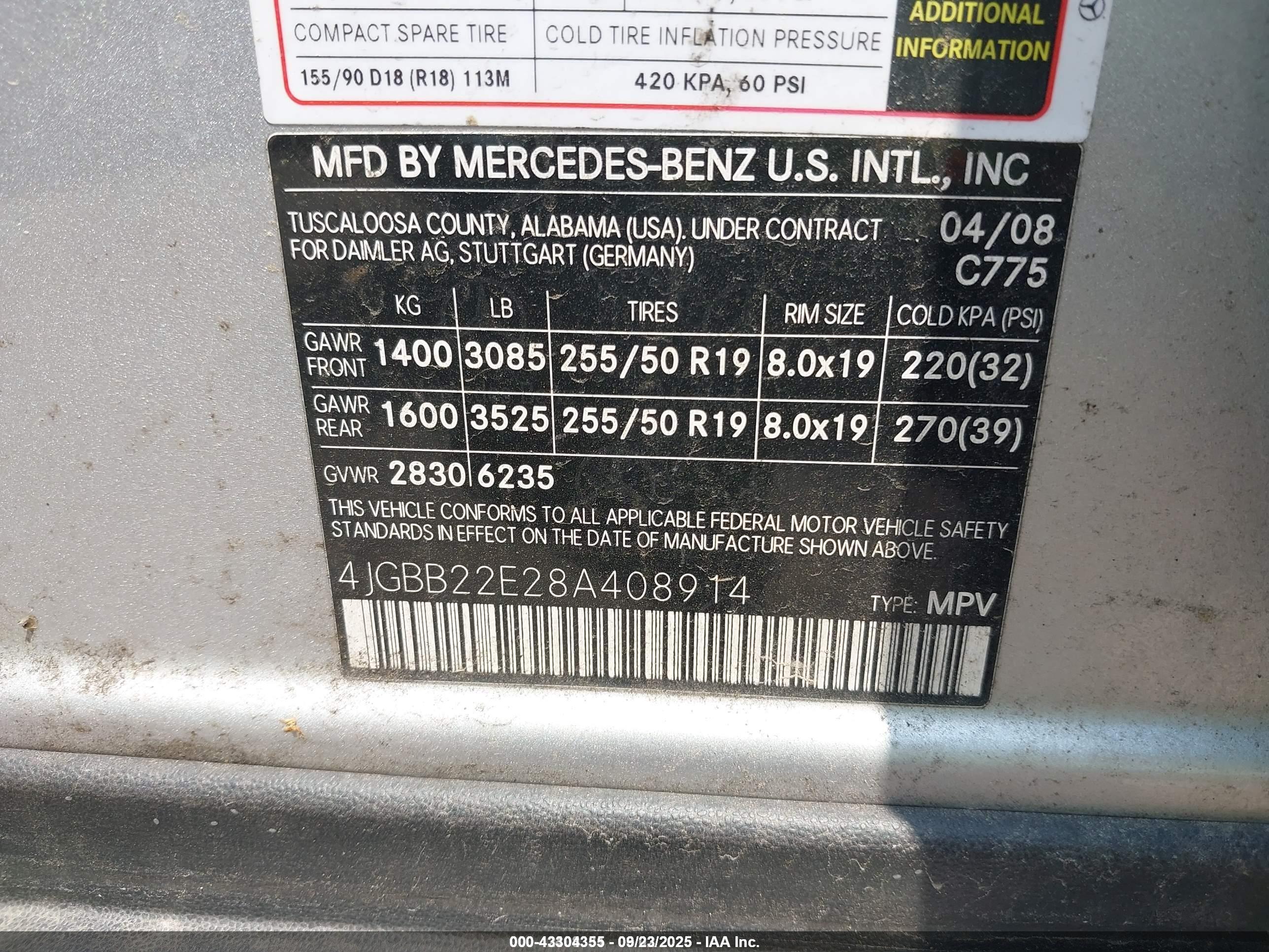 MERCEDES-BENZ ML image 9
