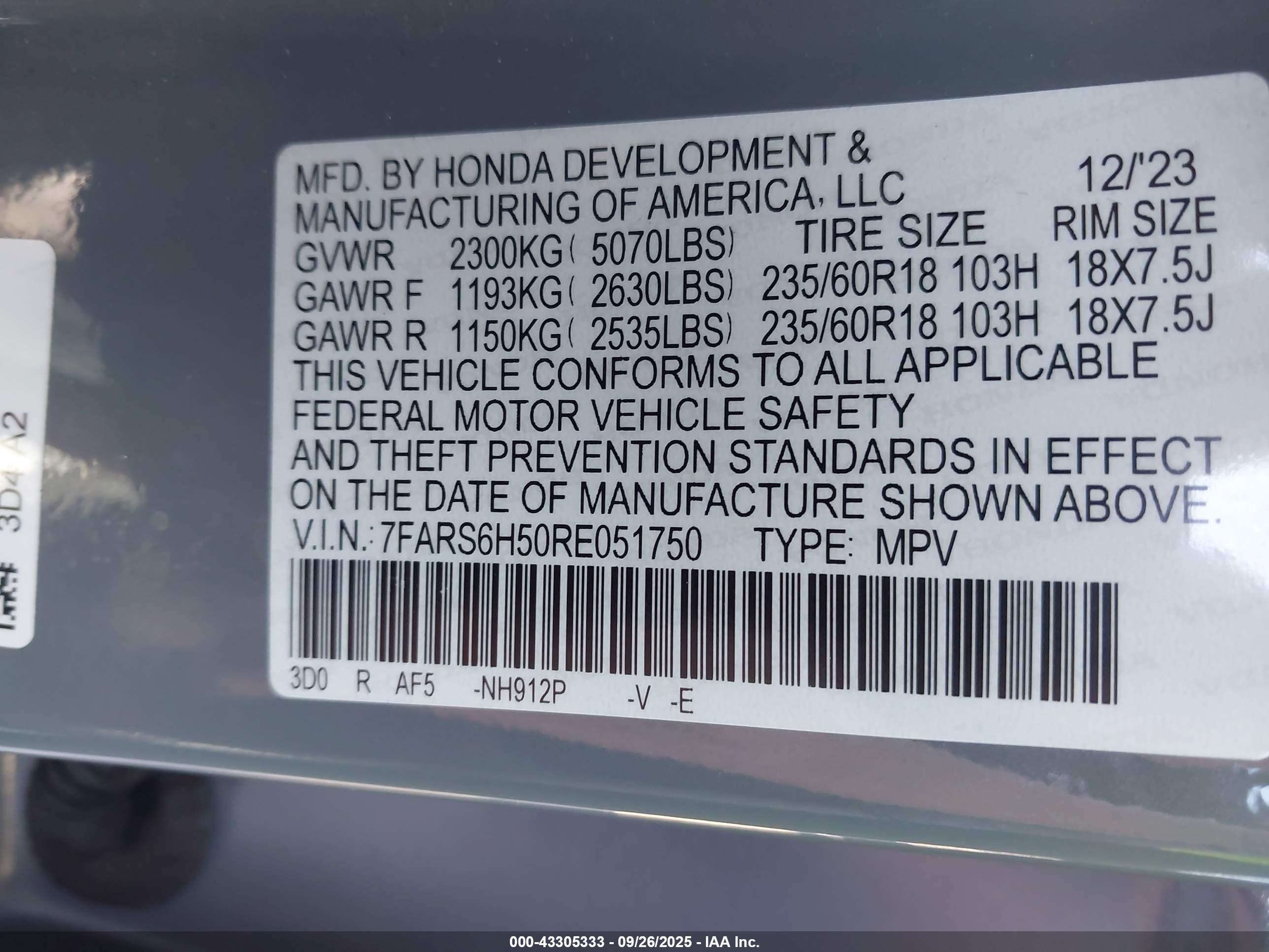 HONDA CR-V image 9