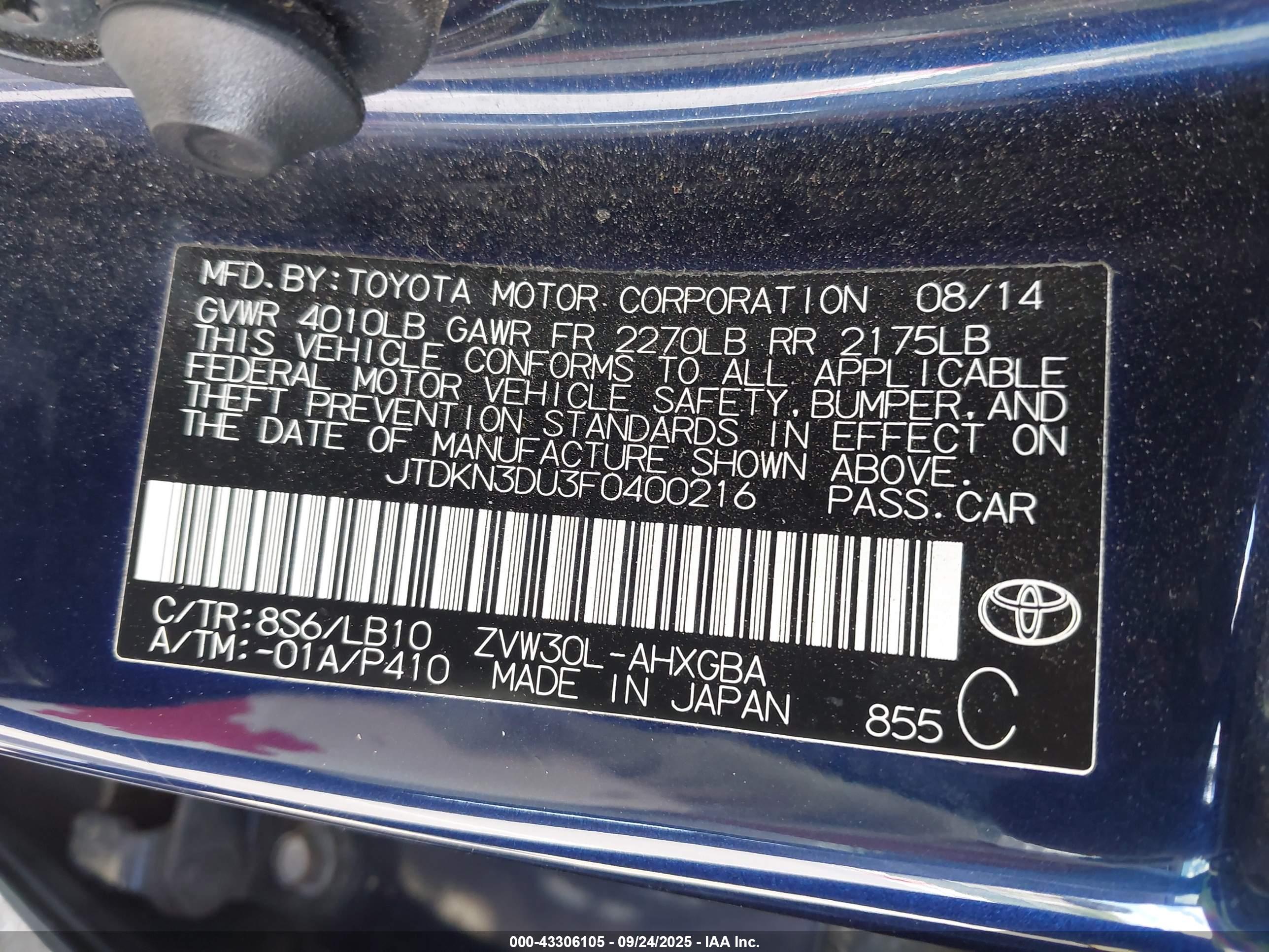 TOYOTA PRIUS image 9