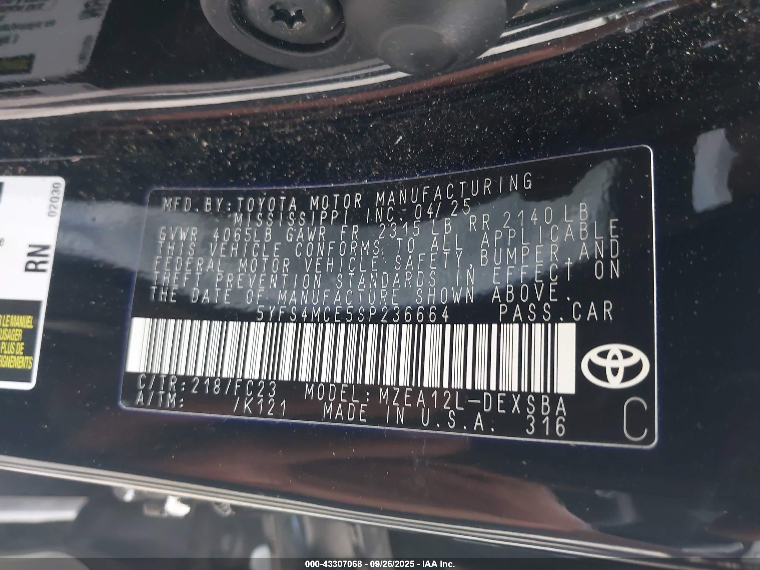 TOYOTA COROLLA image 9