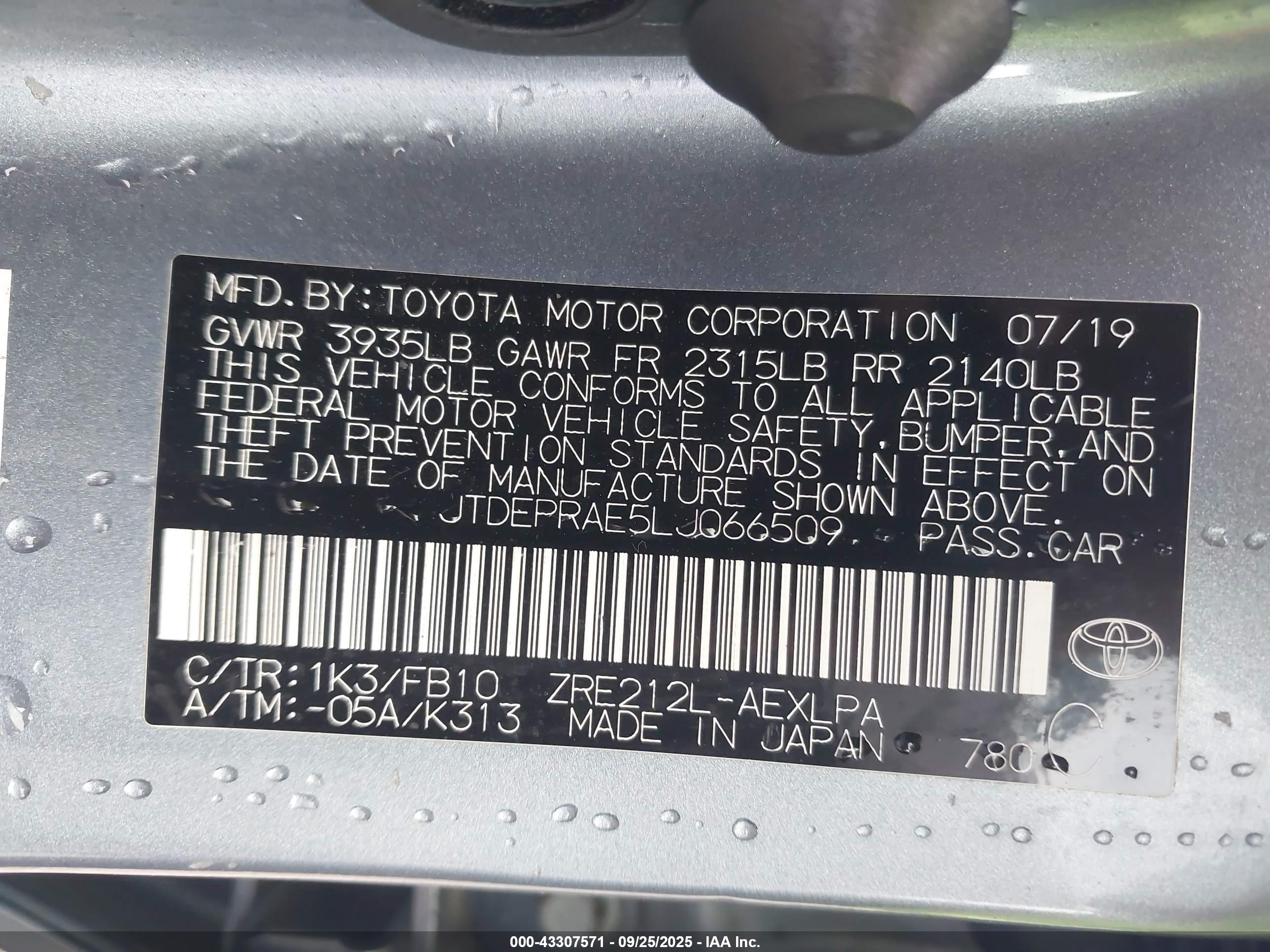 TOYOTA COROLLA image 9