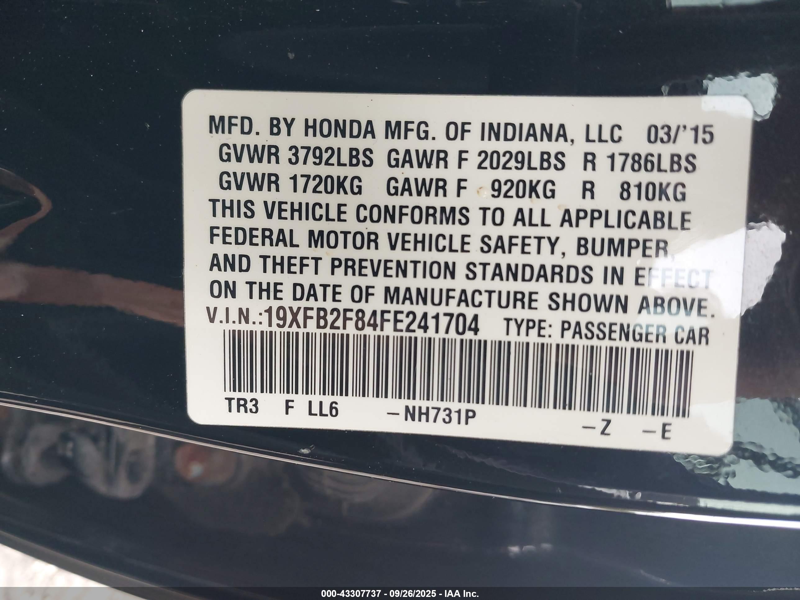 HONDA CIVIC image 9