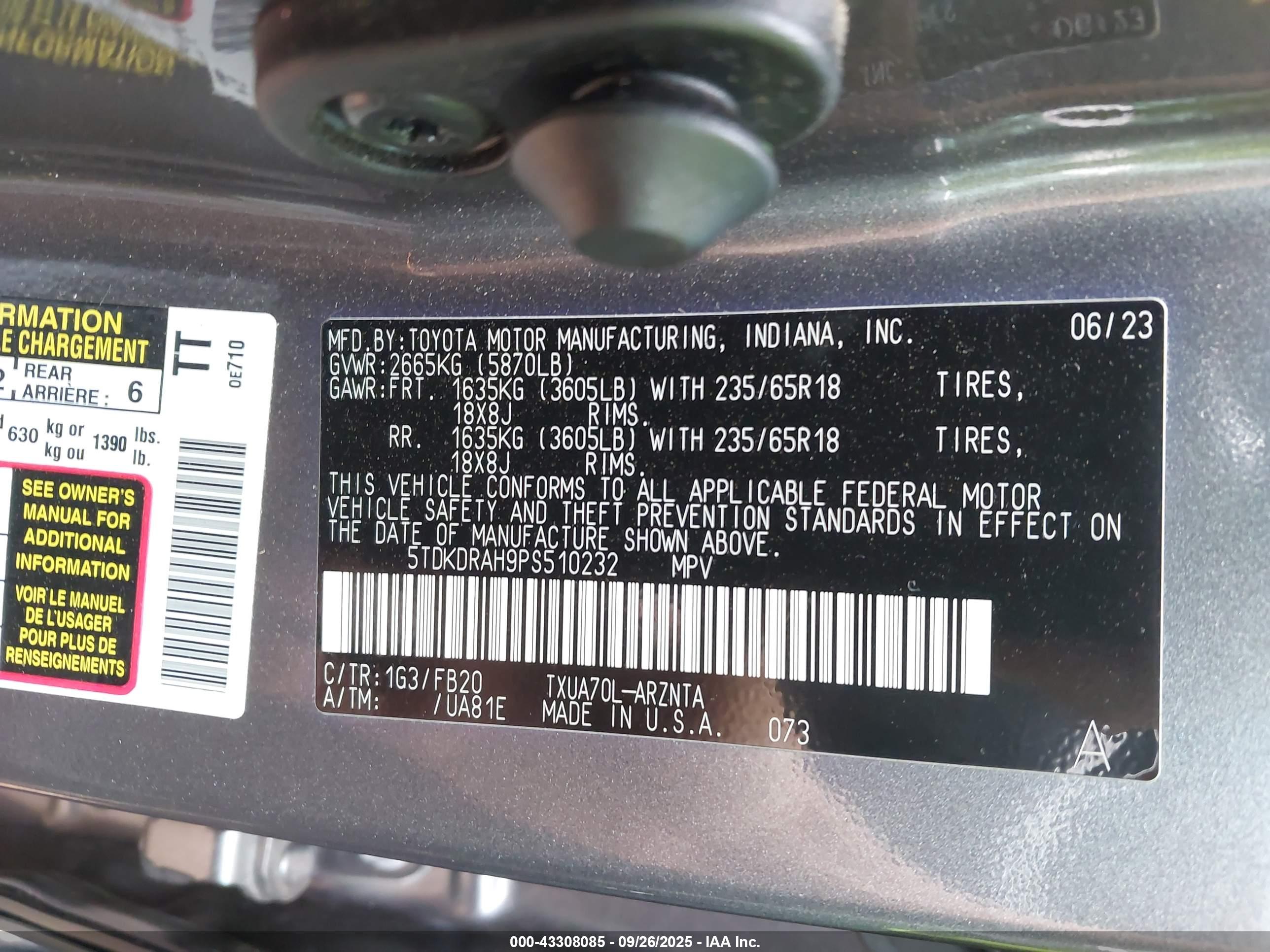 TOYOTA HIGHLANDER image 9