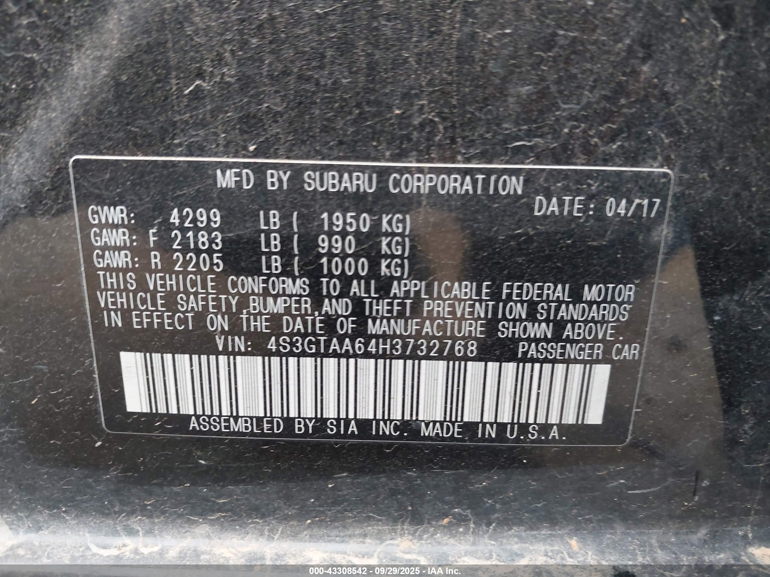 SUBARU IMPREZA image 9