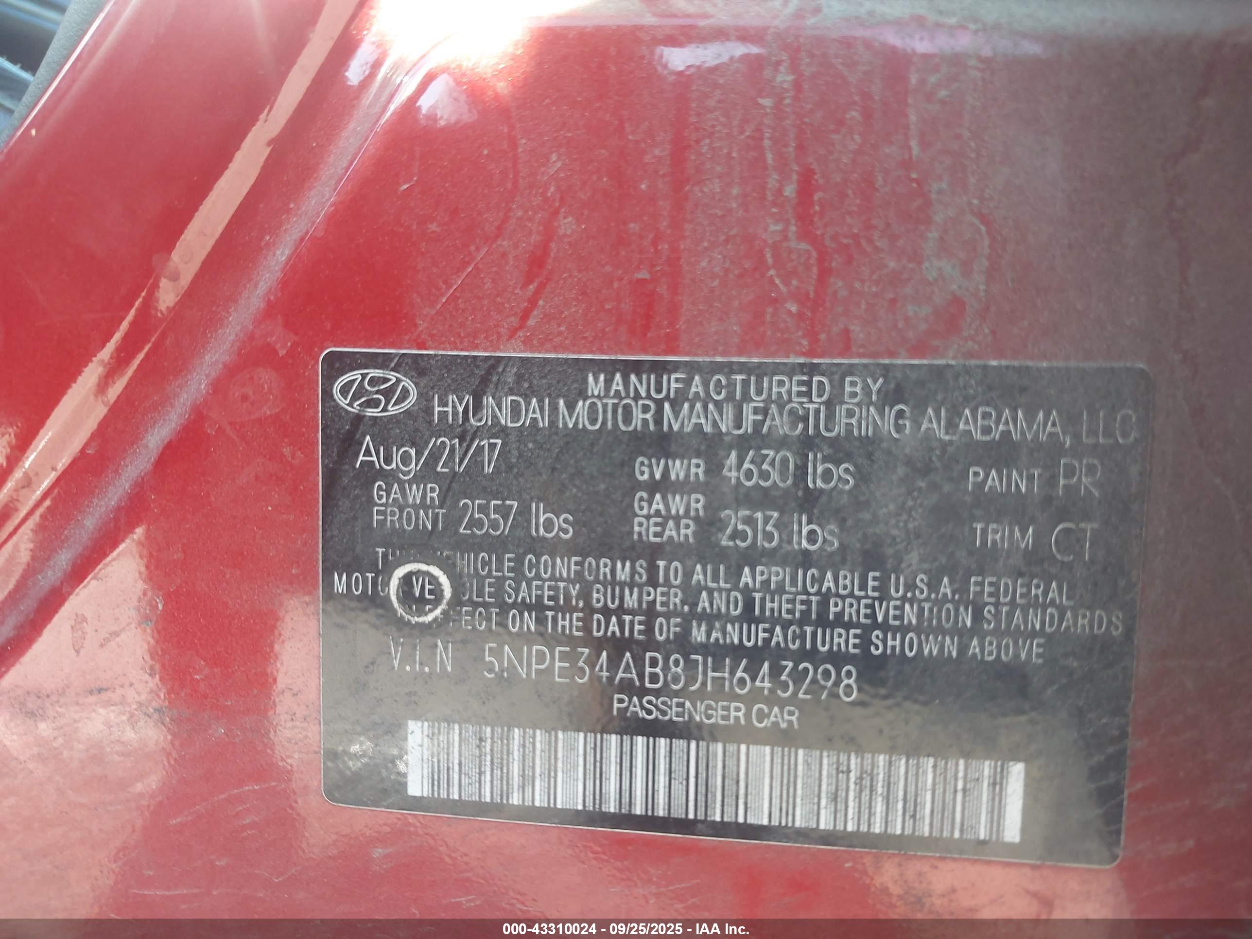 HYUNDAI SONATA image 9