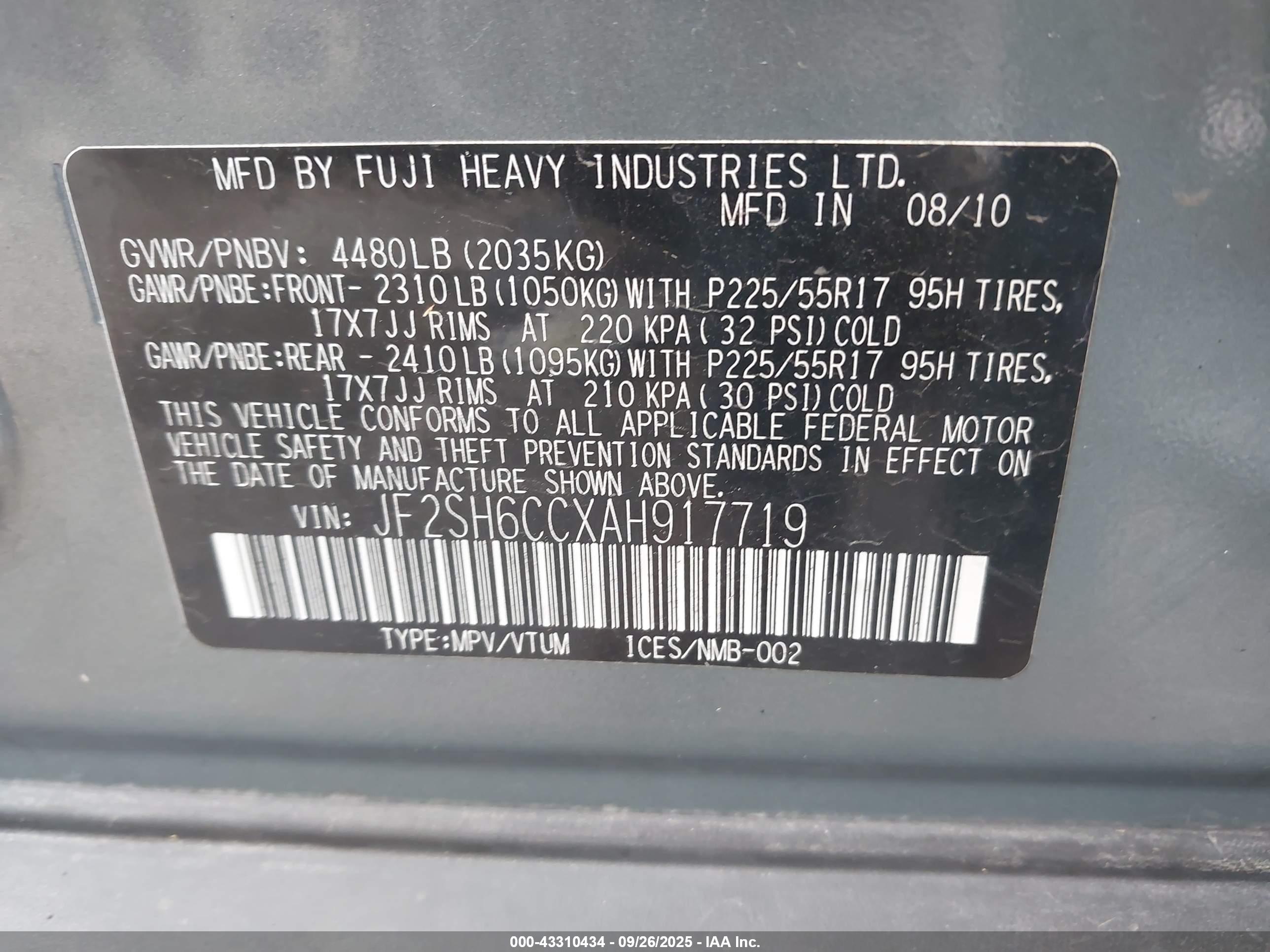 SUBARU FORESTER image 9