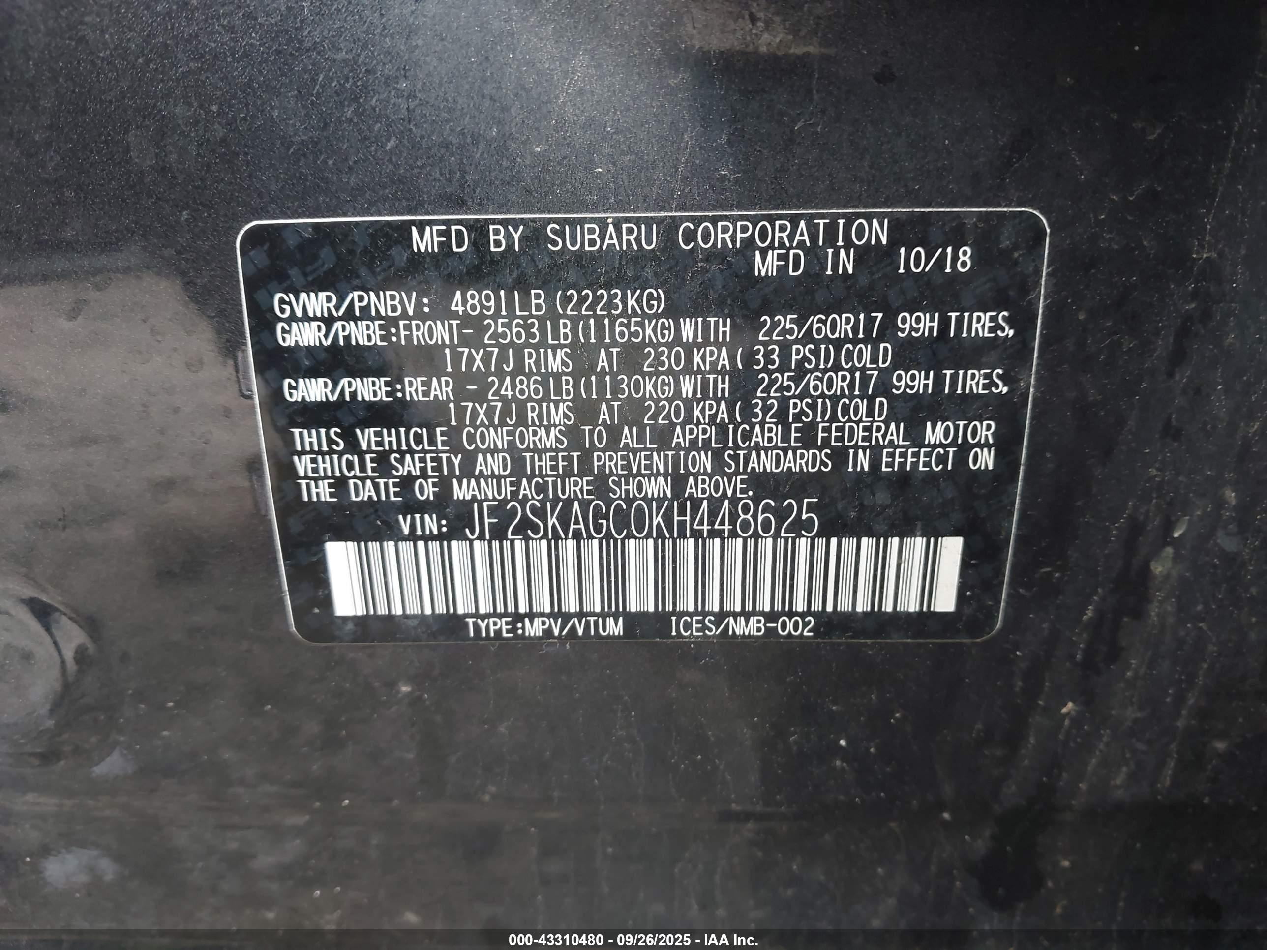SUBARU FORESTER image 9